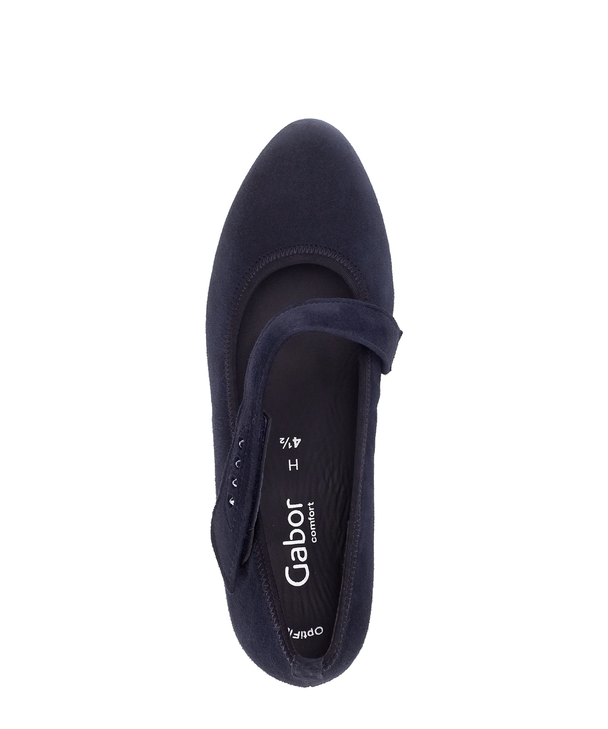 Escarpins bleus en cuir velours - Image 3