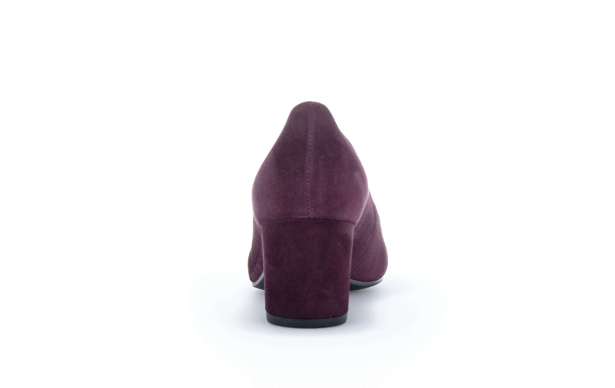 Escarpins bordeaux en cuir - Image 3
