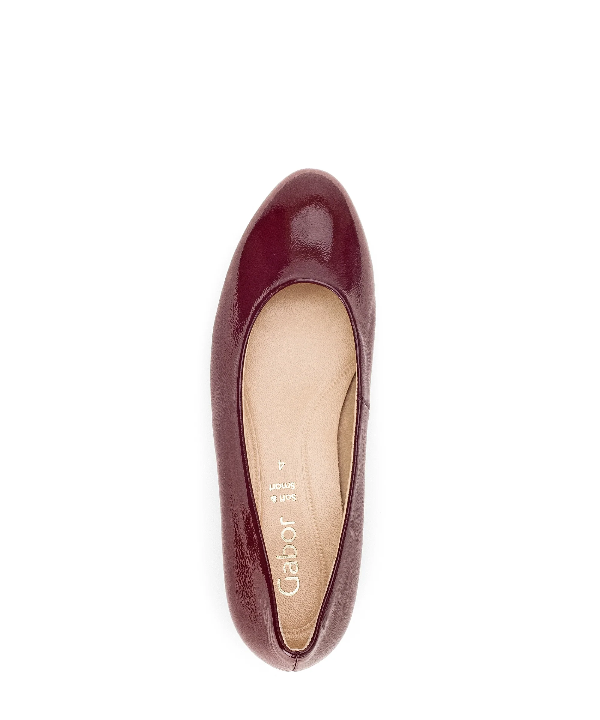 Escarpins bordeaux vernies - Image 4