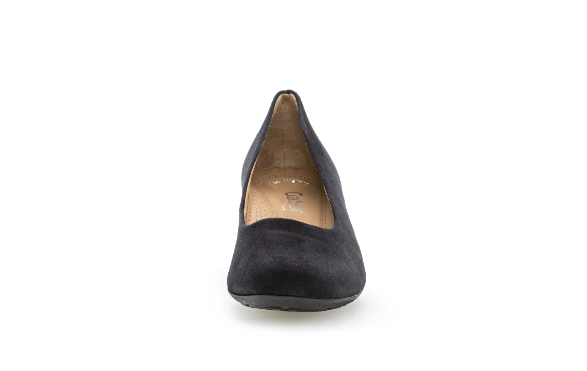 Escarpins marine en cuir - Image 4