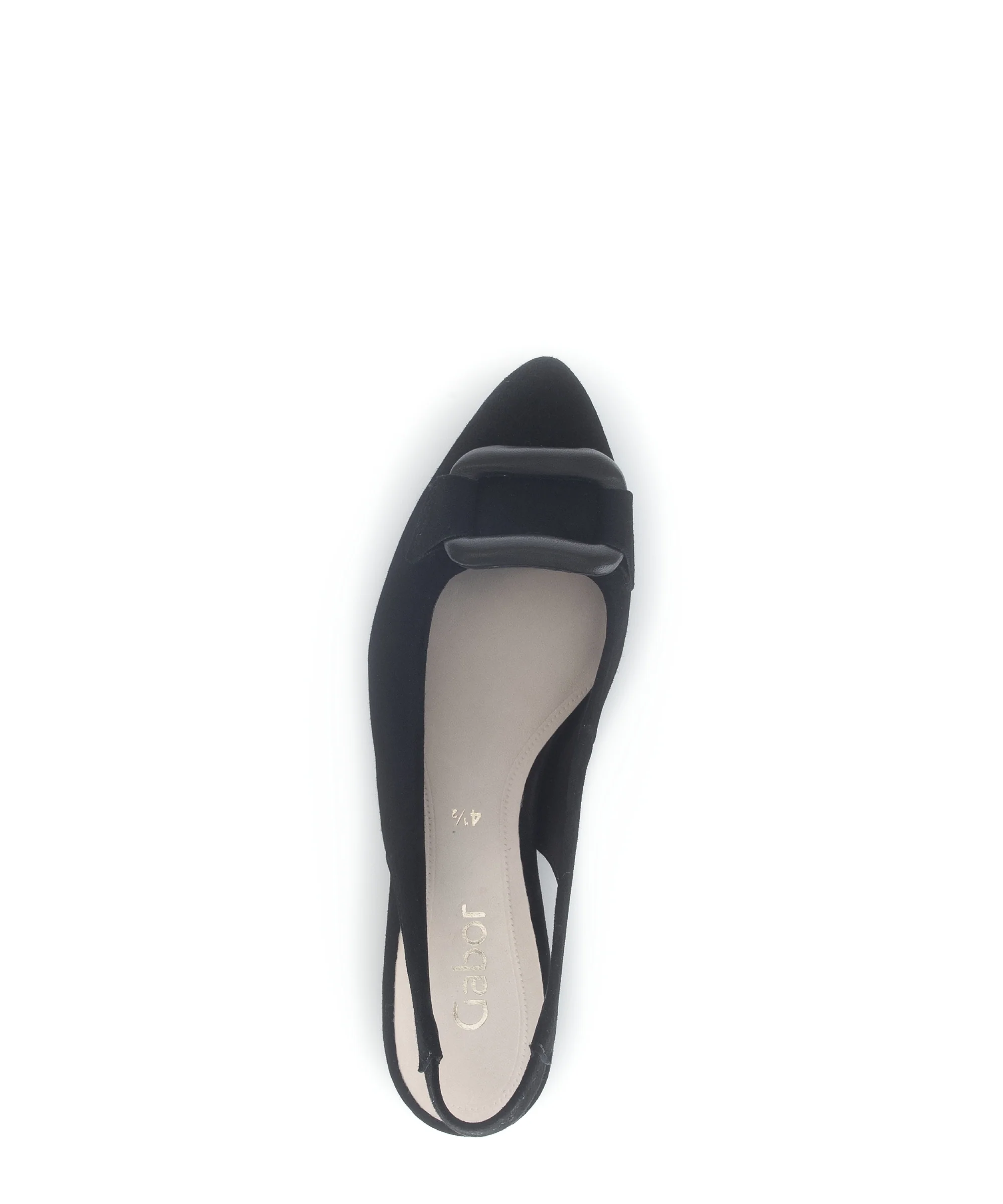 Escarpins noirs en cuir - Image 3