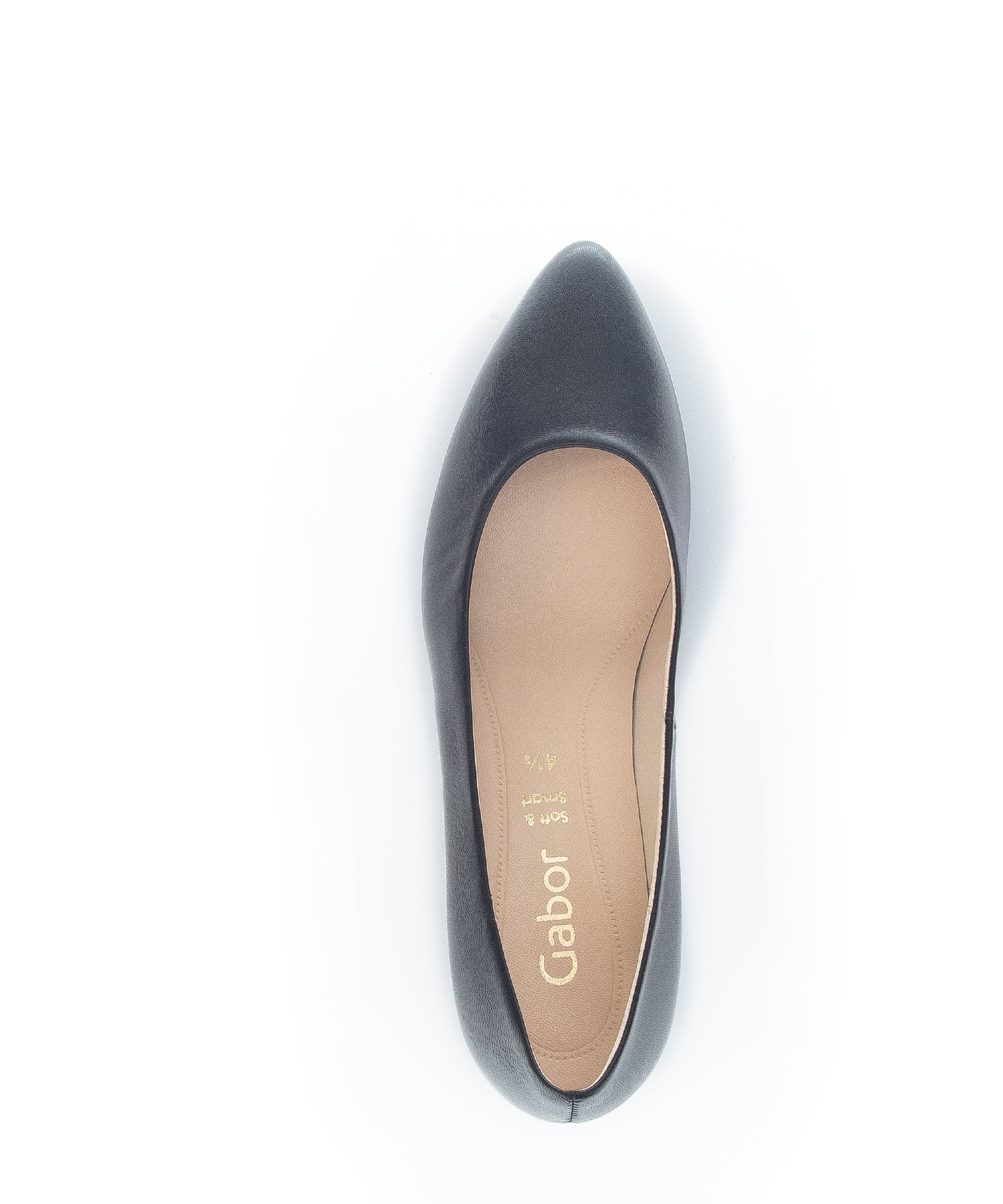 Escarpins noirs en cuir - Image 2