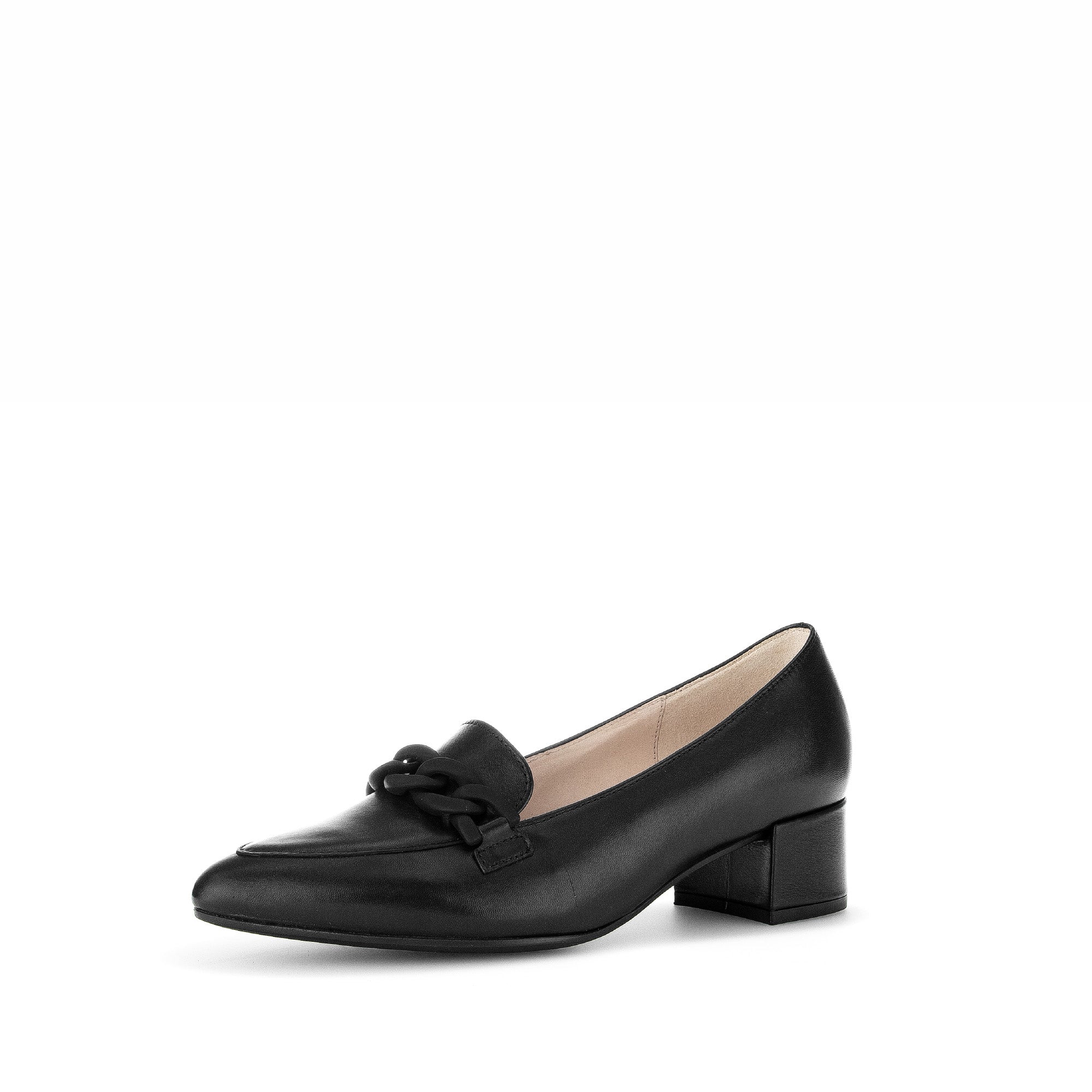 Escarpins noirs en cuir lisse - Image 3