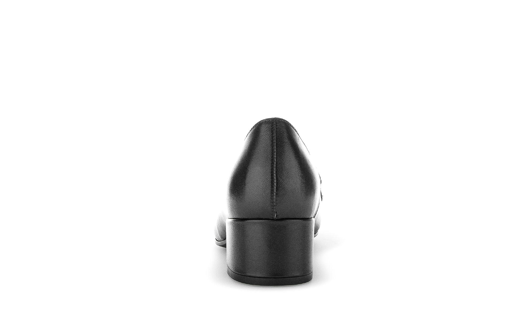 Escarpins noirs en cuir lisse - Image 6