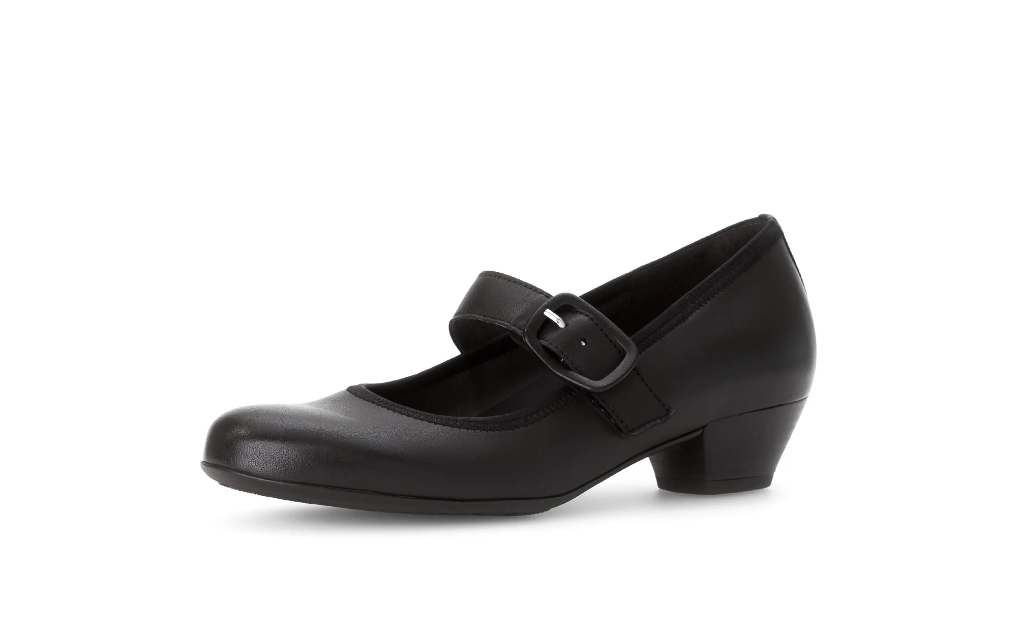 Escarpins noirs en cuir lisse - Image 6