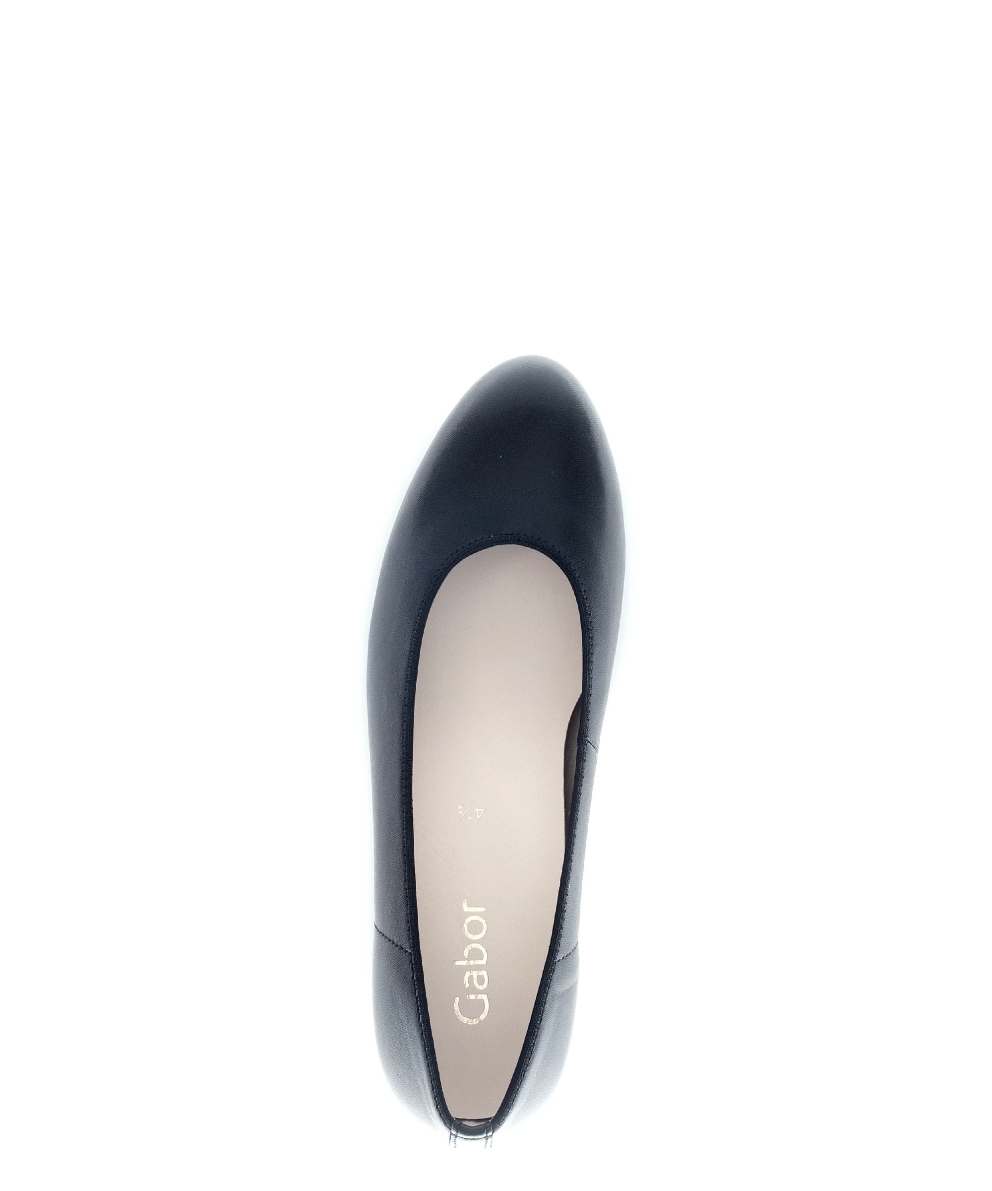 Escarpins noirs en cuir lisse - Image 3