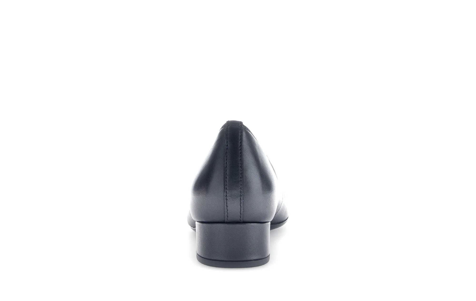 Escarpins noirs en cuir lisse - Image 4