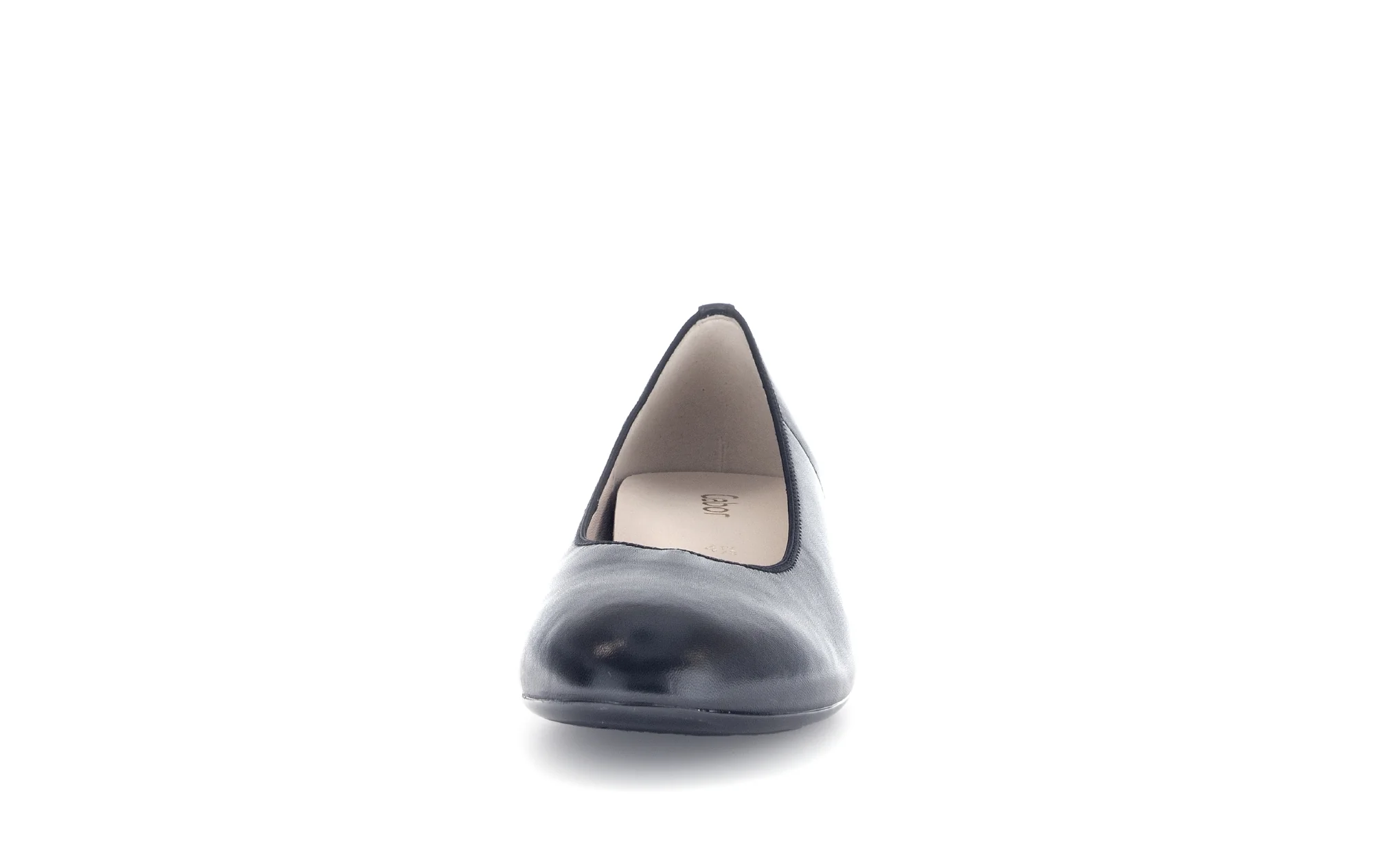 Escarpins noirs en cuir lisse - Image 5