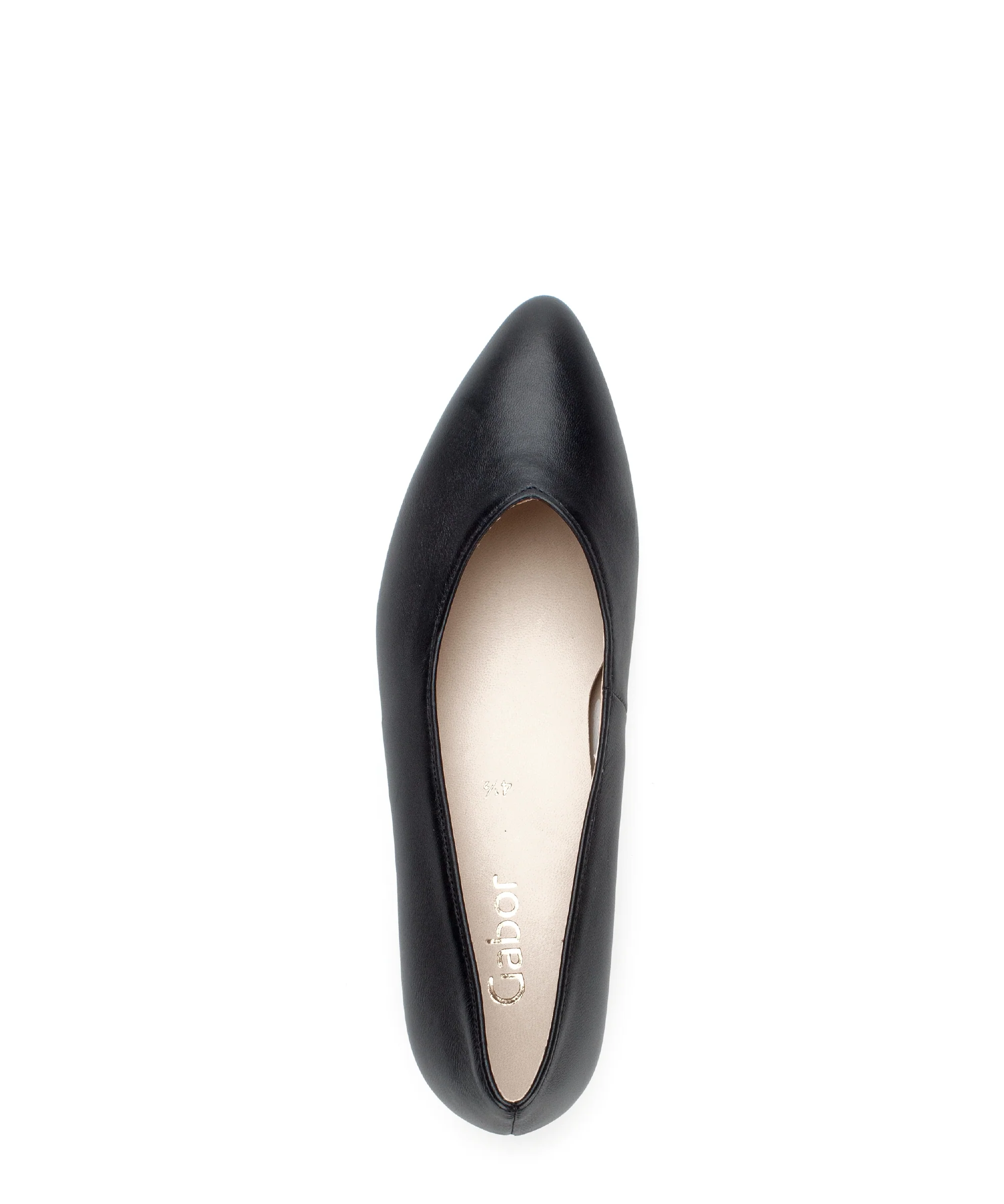Escarpins noirs en cuir lisse - Image 3