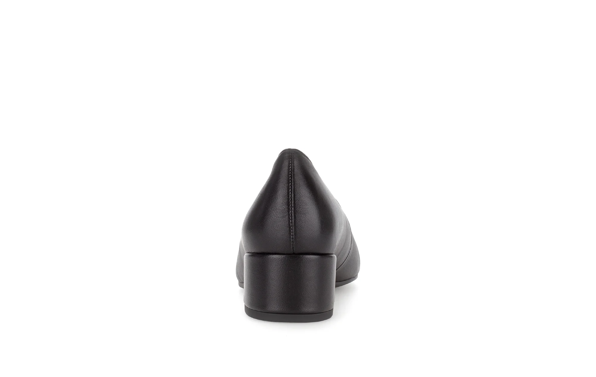 Escarpins noirs en cuir lisse - Image 4