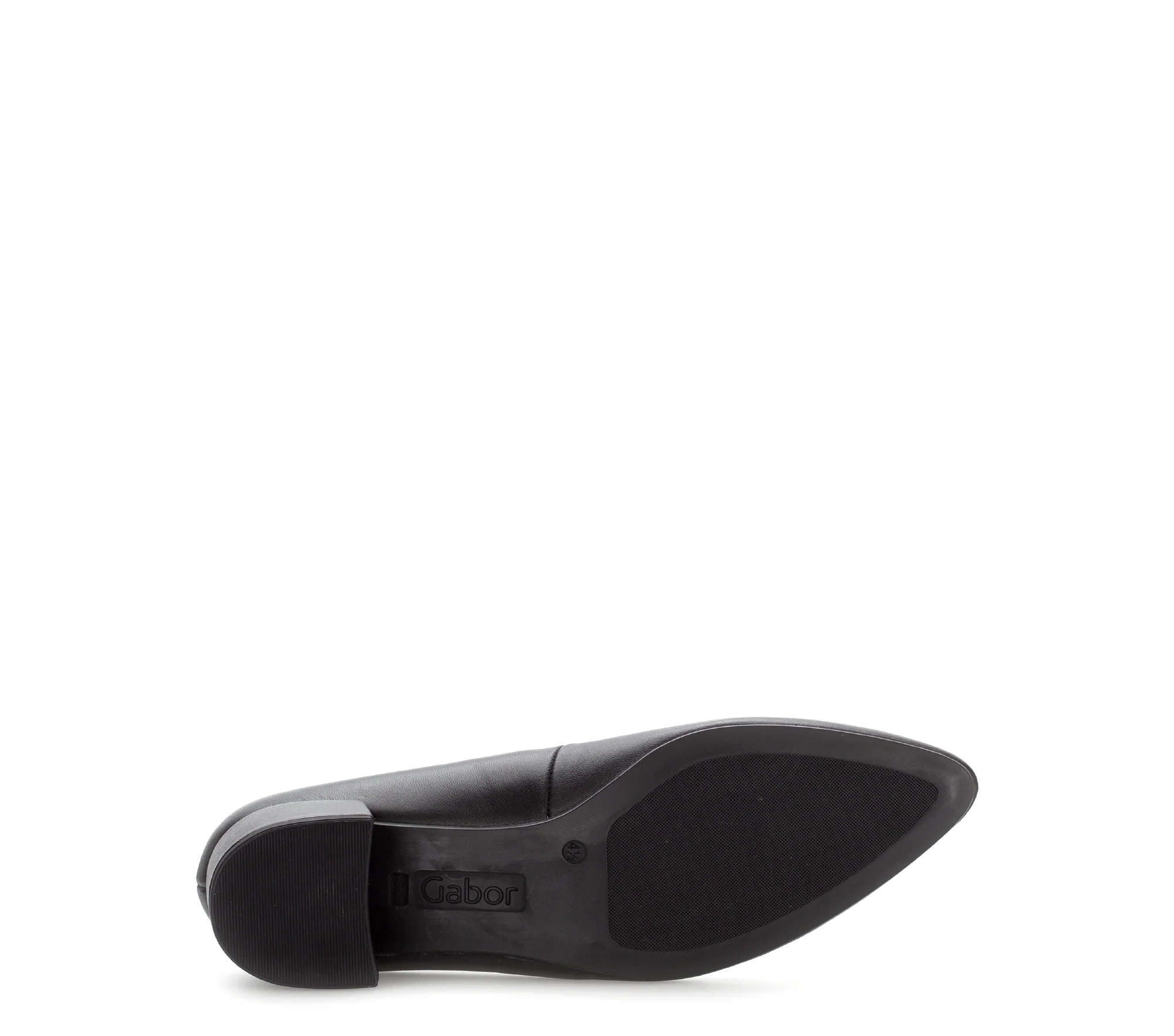 Escarpins noirs en cuir lisse - Image 7