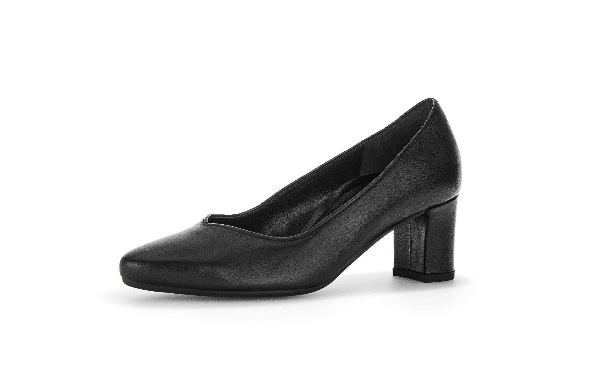 Escarpins noirs en cuir lisse - Image 6