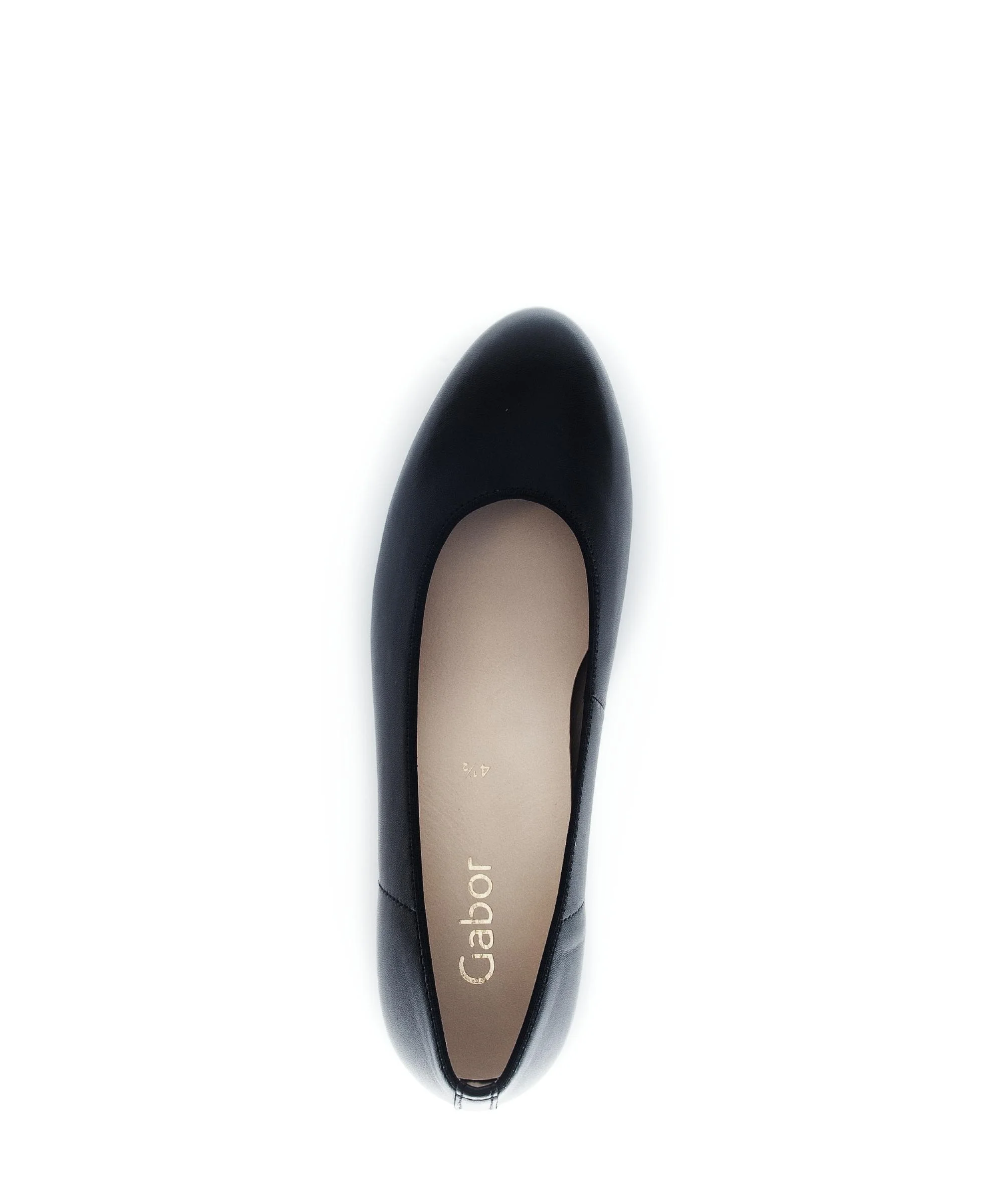 Escarpins noirs en cuir lisse - Image 3