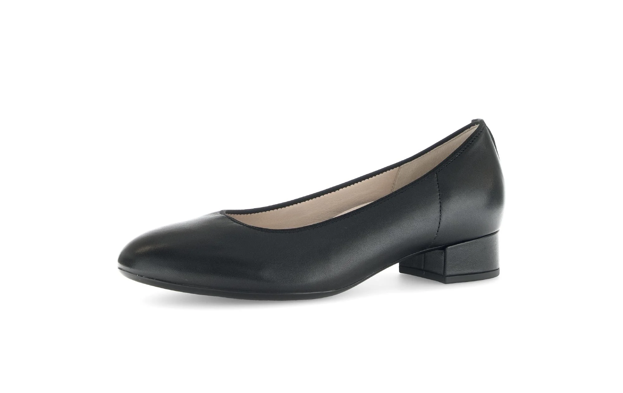 Escarpins noirs en cuir lisse - Image 6