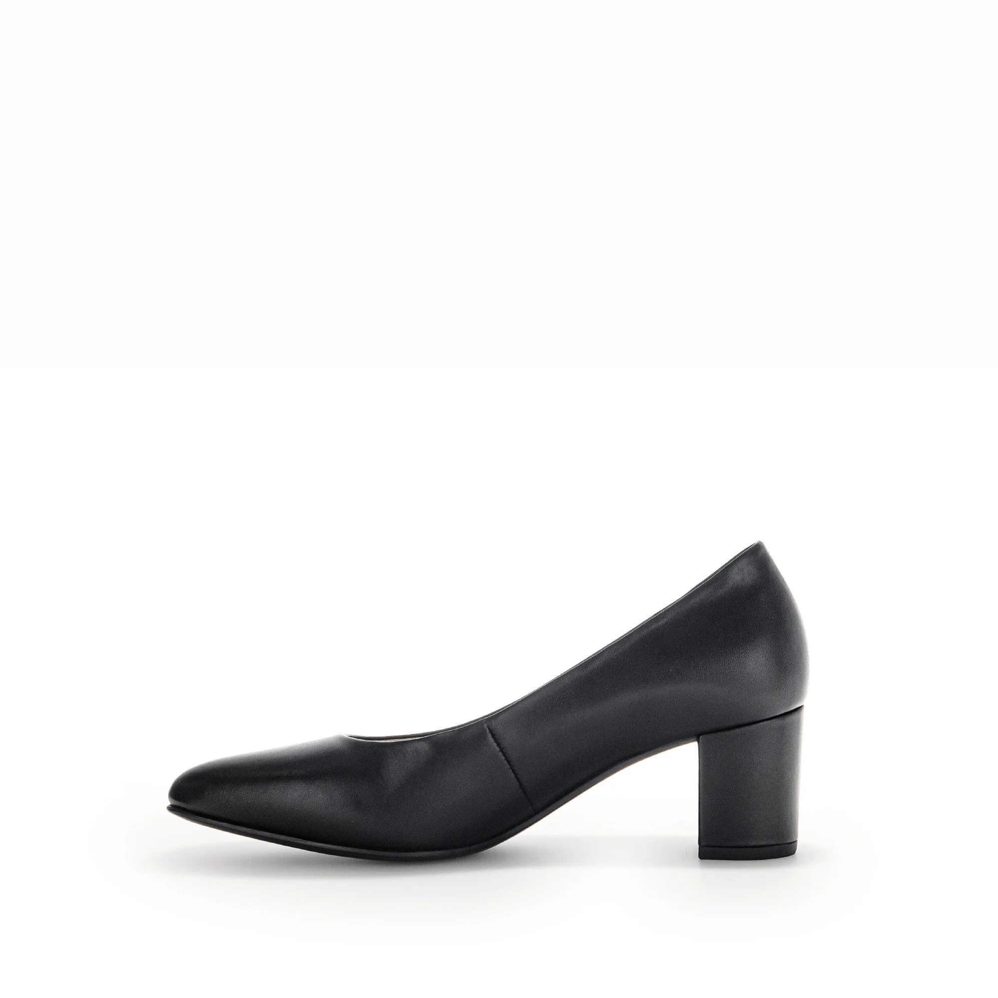 Escarpins noirs en cuir lisse - Image 2
