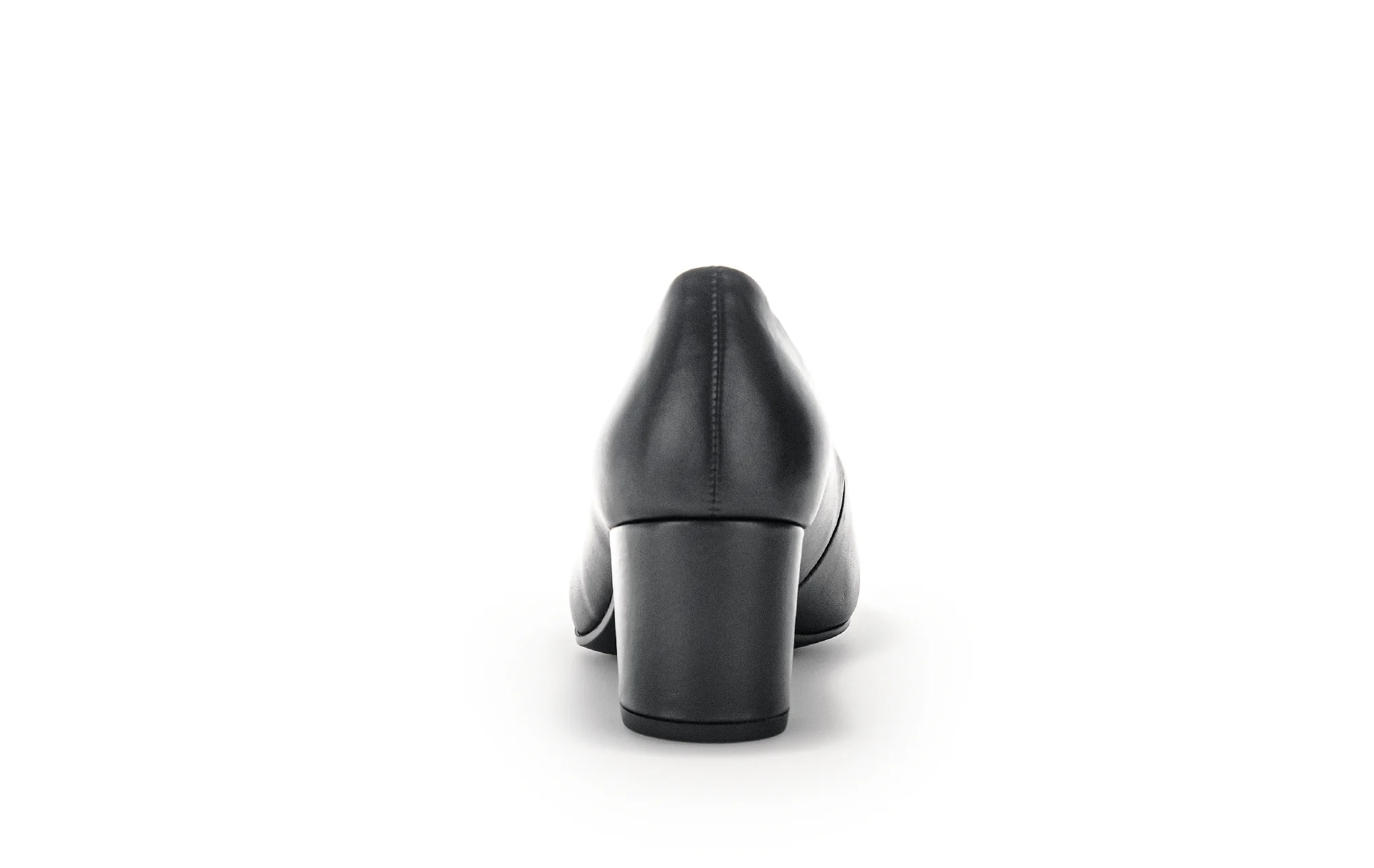 Escarpins noirs en cuir lisse - Image 6