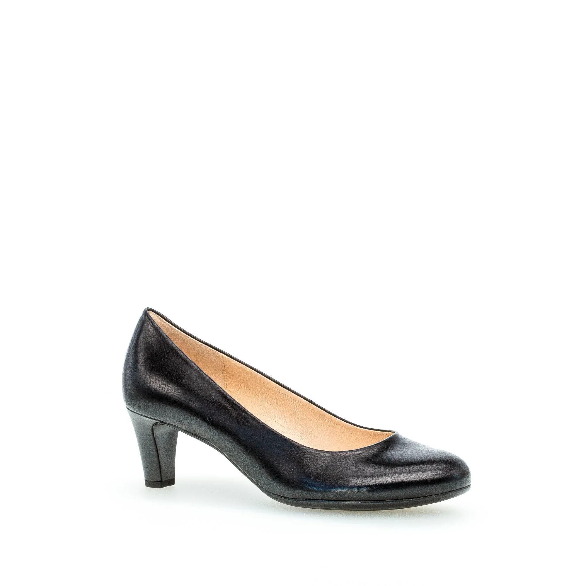 Escarpins noirs en cuir lisse - Image 3