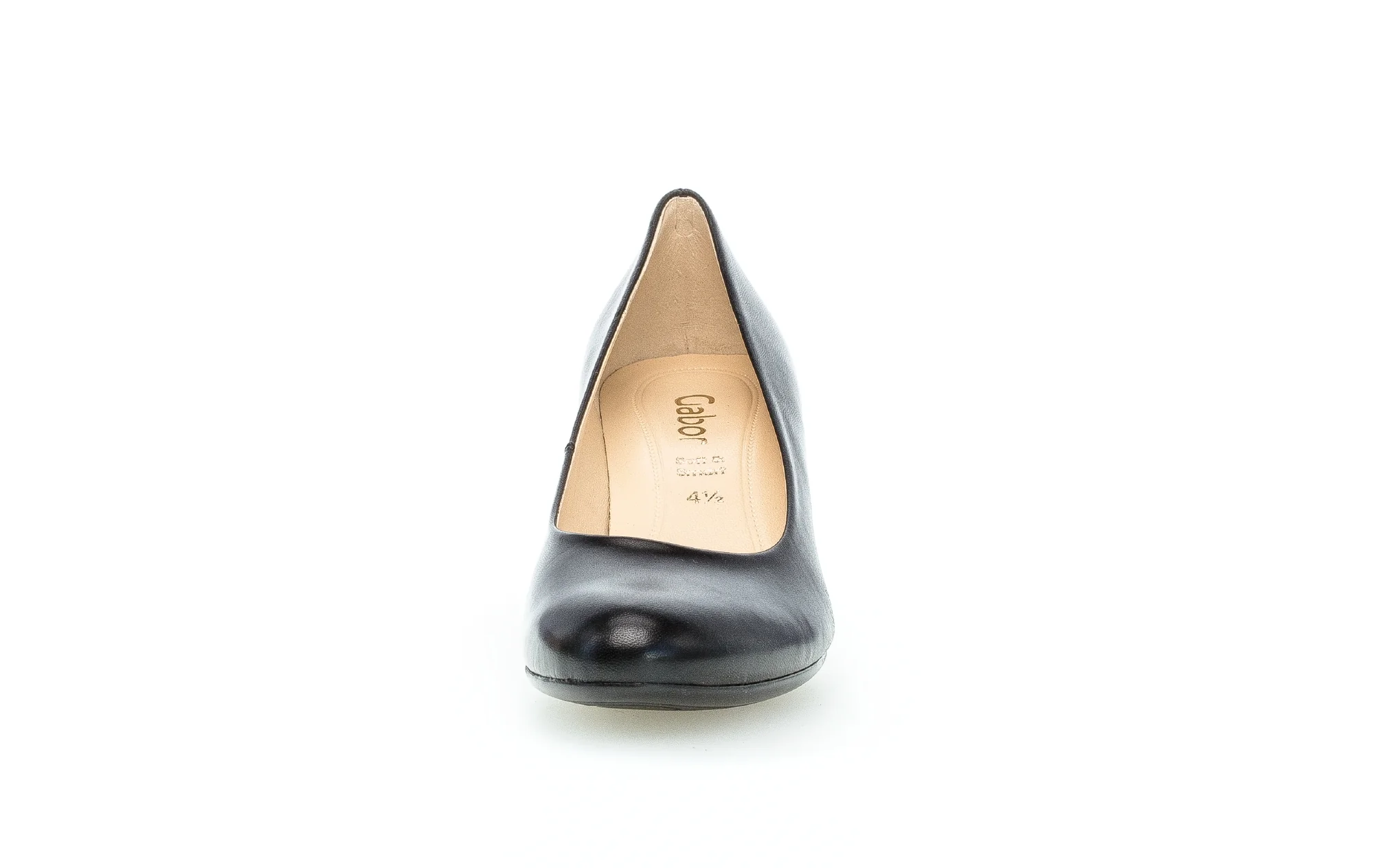 Escarpins noirs en cuir lisse - Image 4