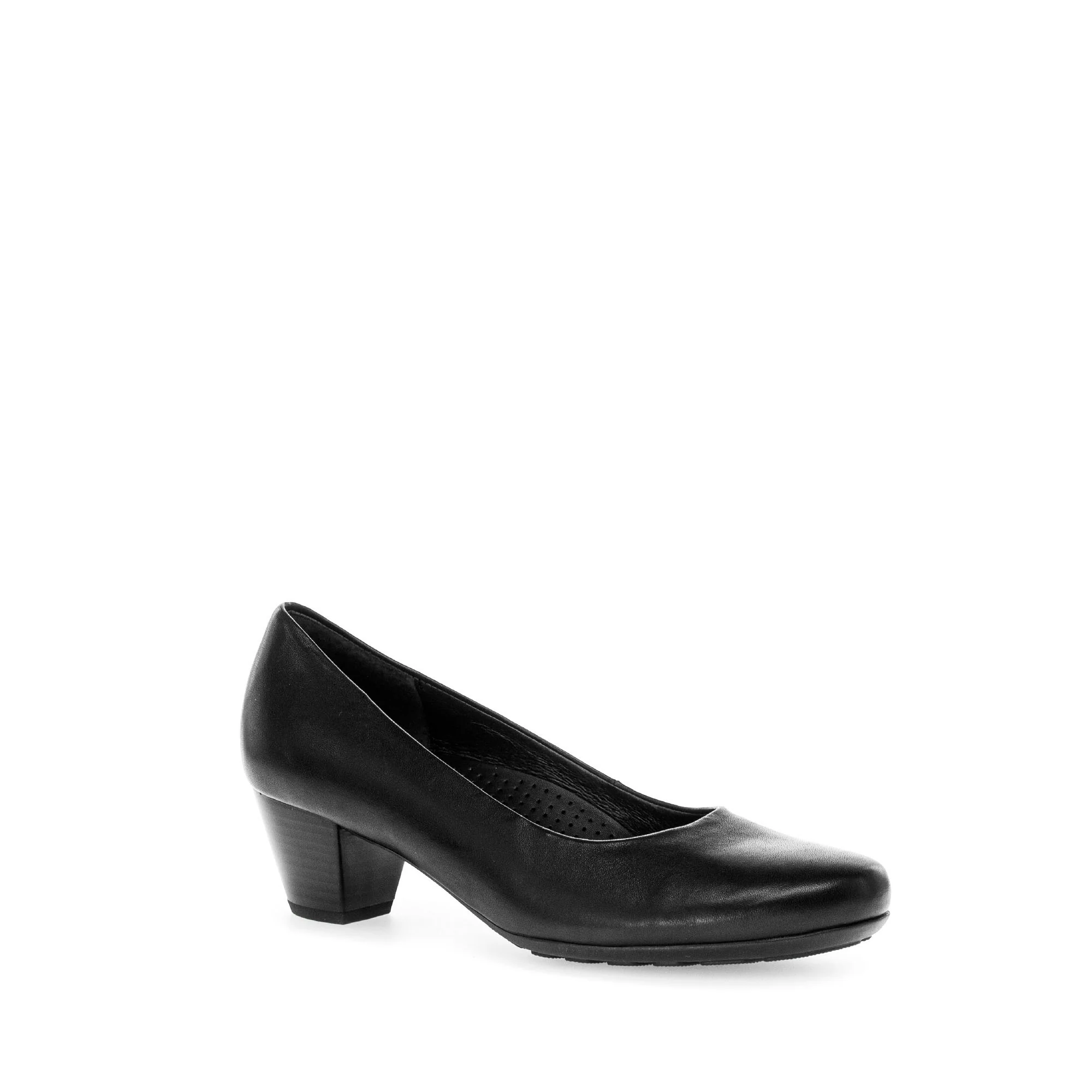 Escarpins noirs en cuir lisse - Image 3