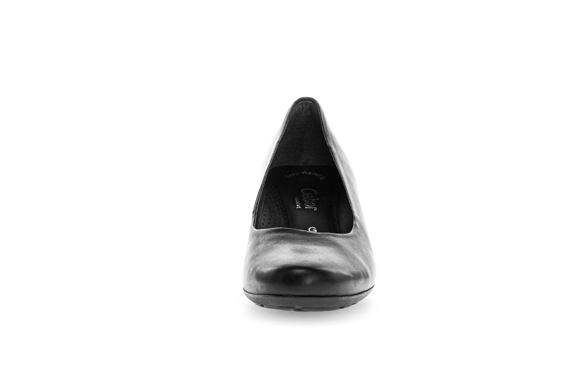 Escarpins noirs en cuir lisse - Image 4
