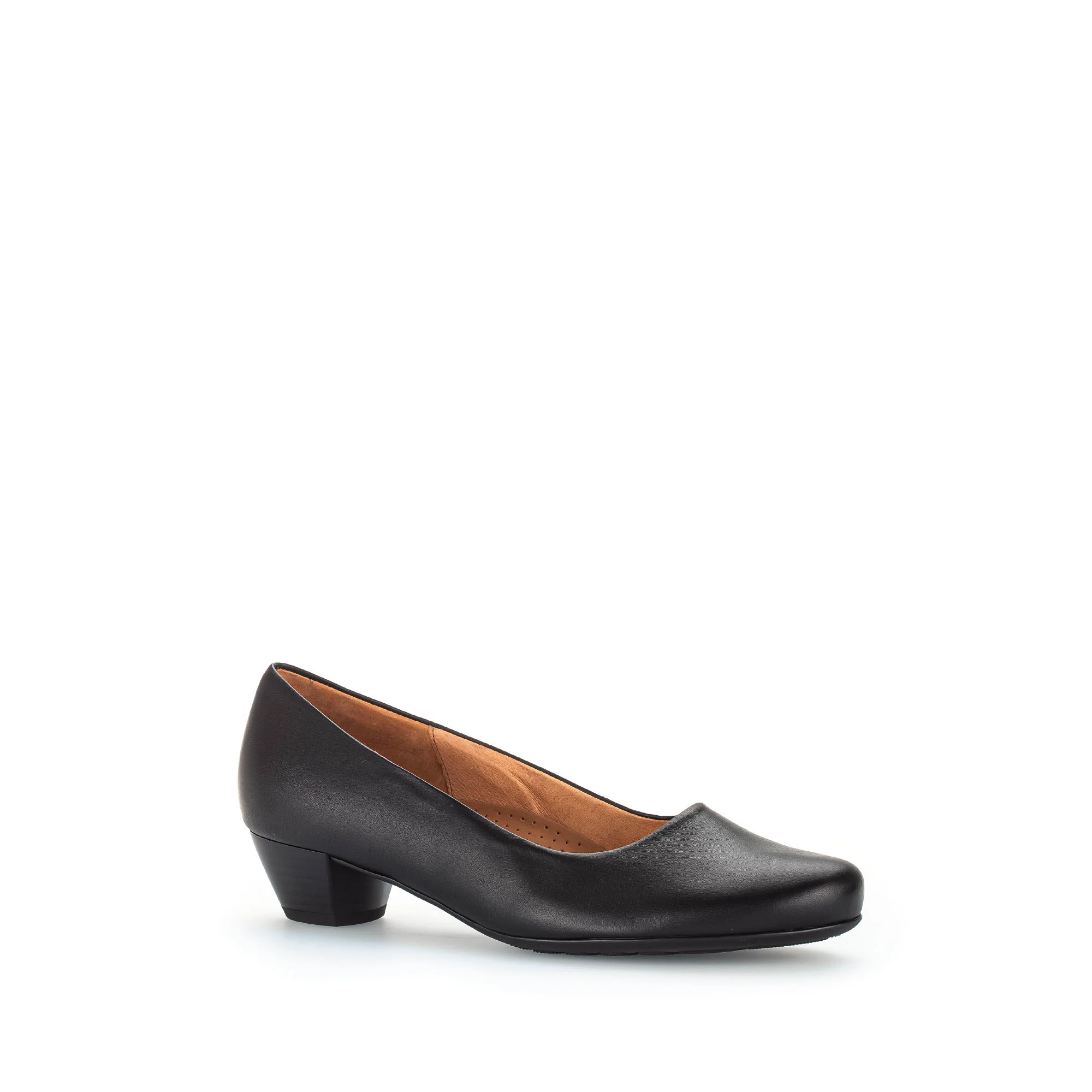 Escarpins noirs en cuir lisse - Image 3