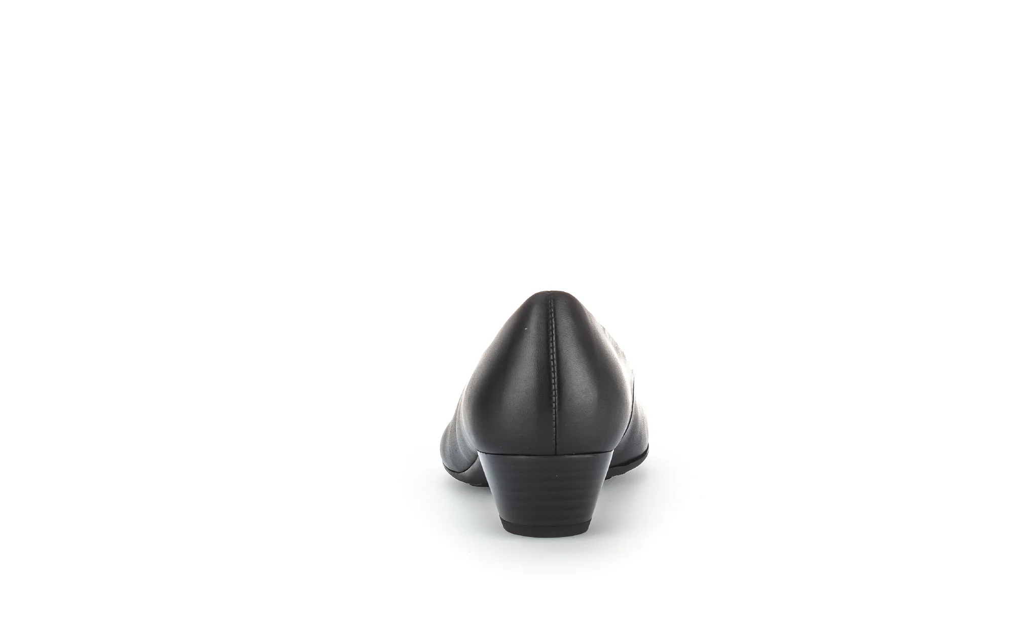 Escarpins noirs en cuir lisse - Image 5