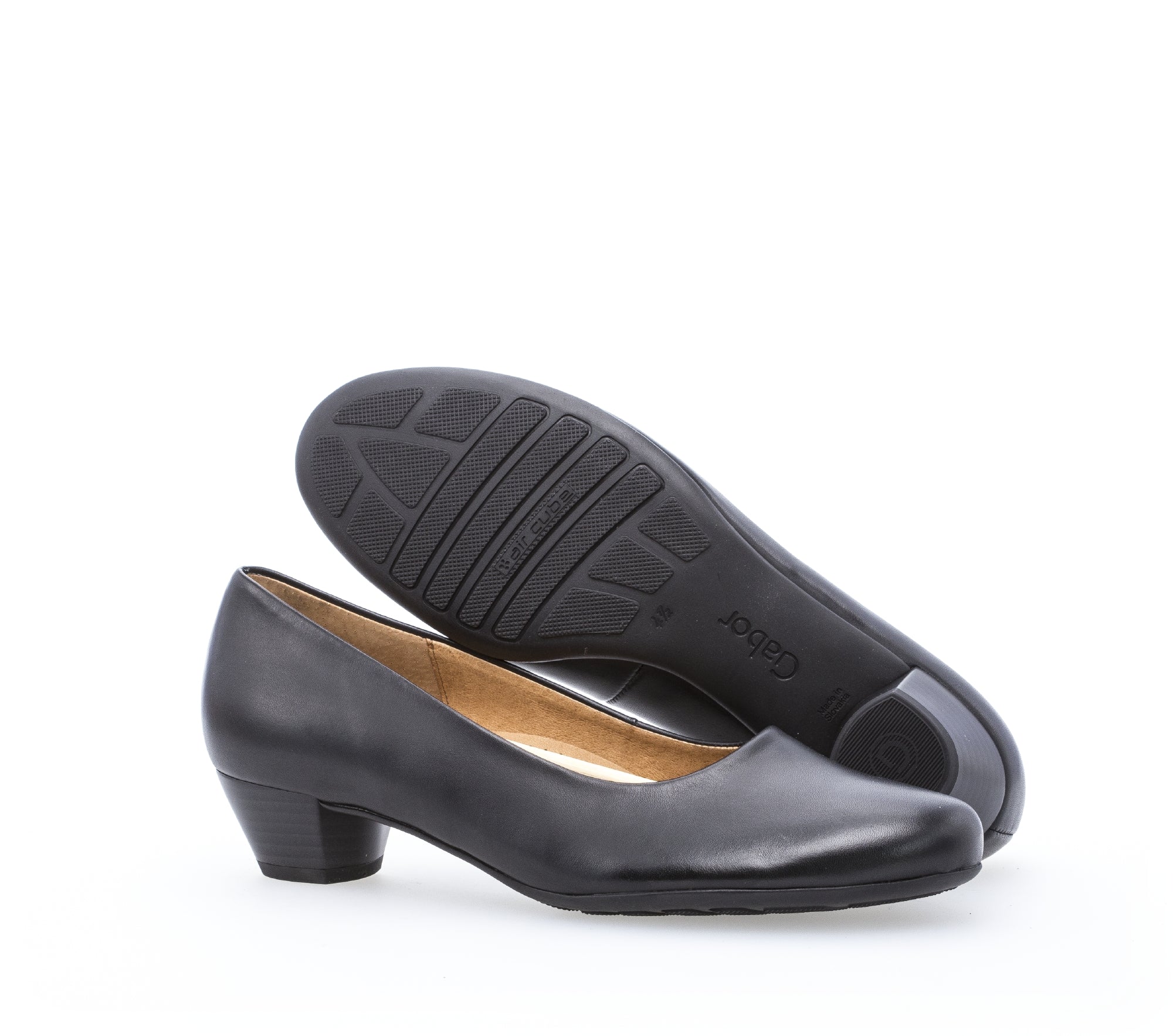 Escarpins noirs en cuir lisse - Image 8