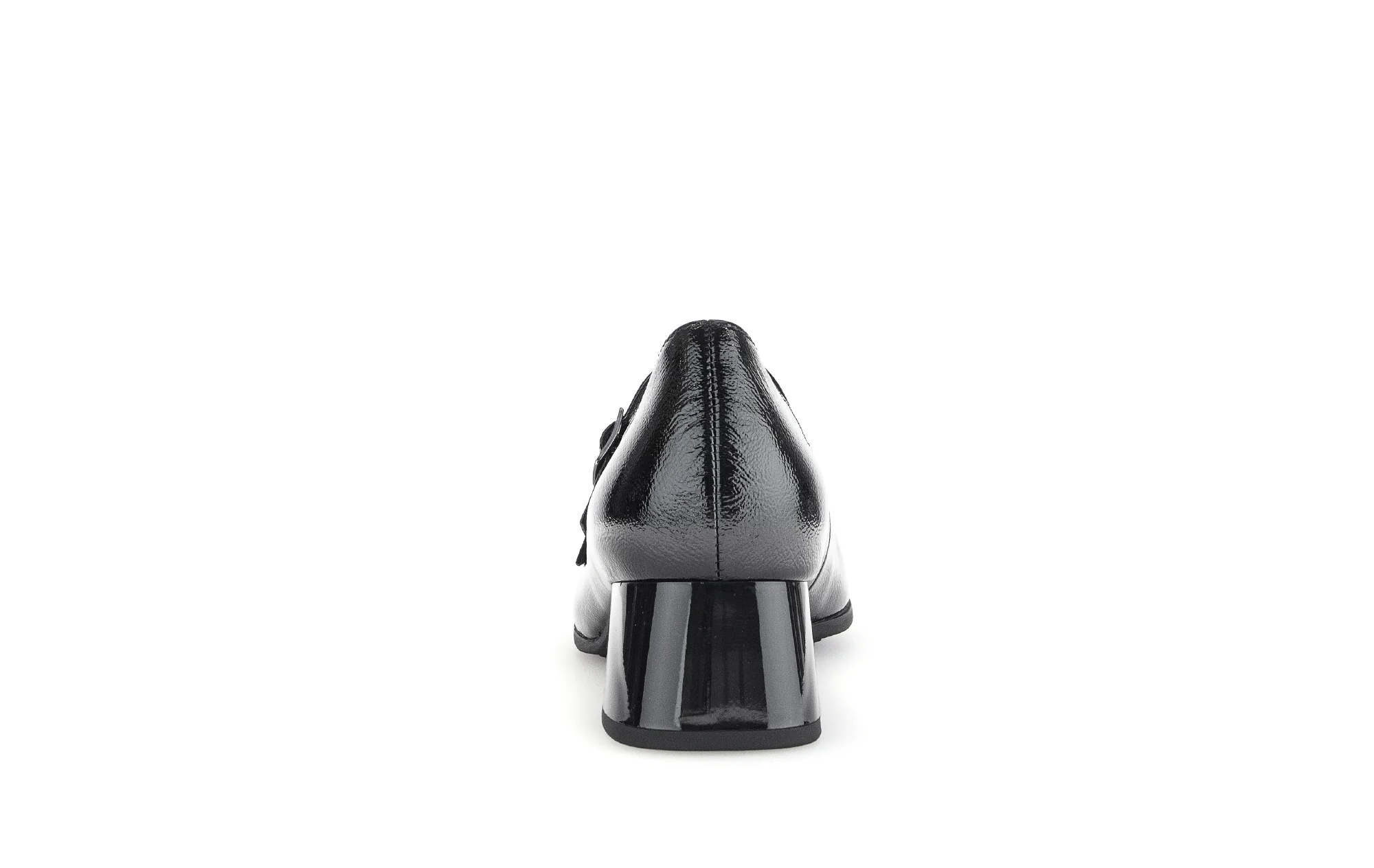 Escarpins noirs en cuir vernis - Image 5