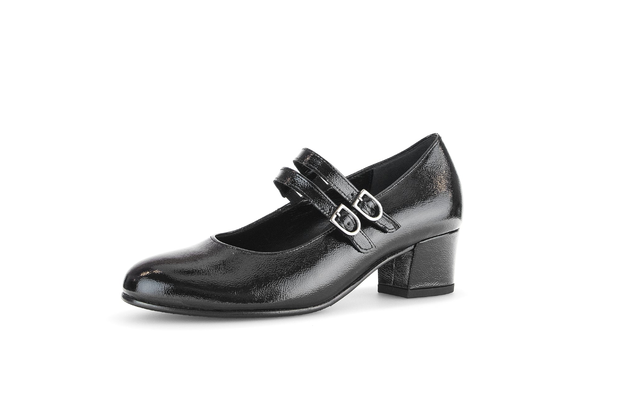 Escarpins noirs en cuir vernis - Image 6