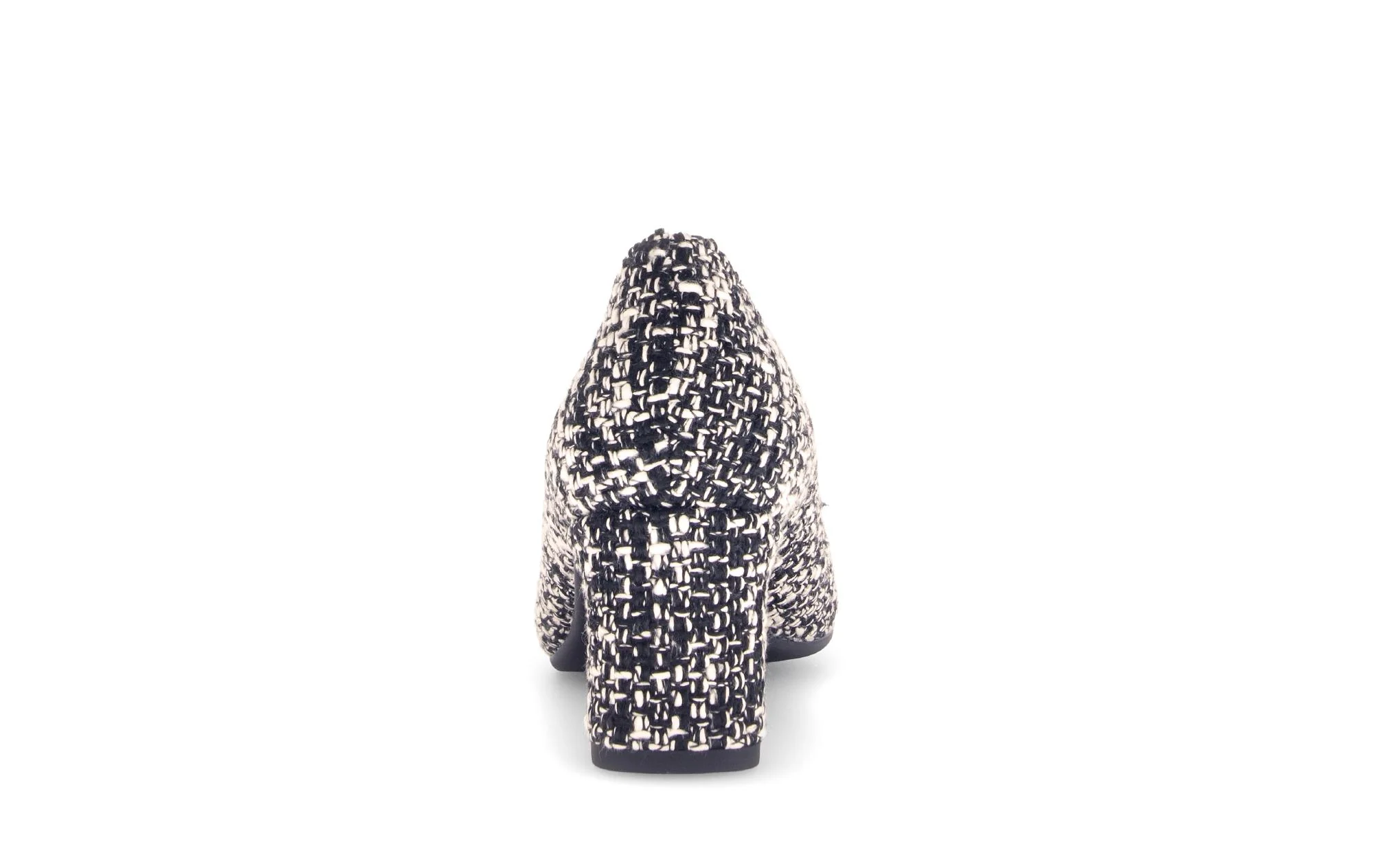 Escarpins noirs en textile - Image 4