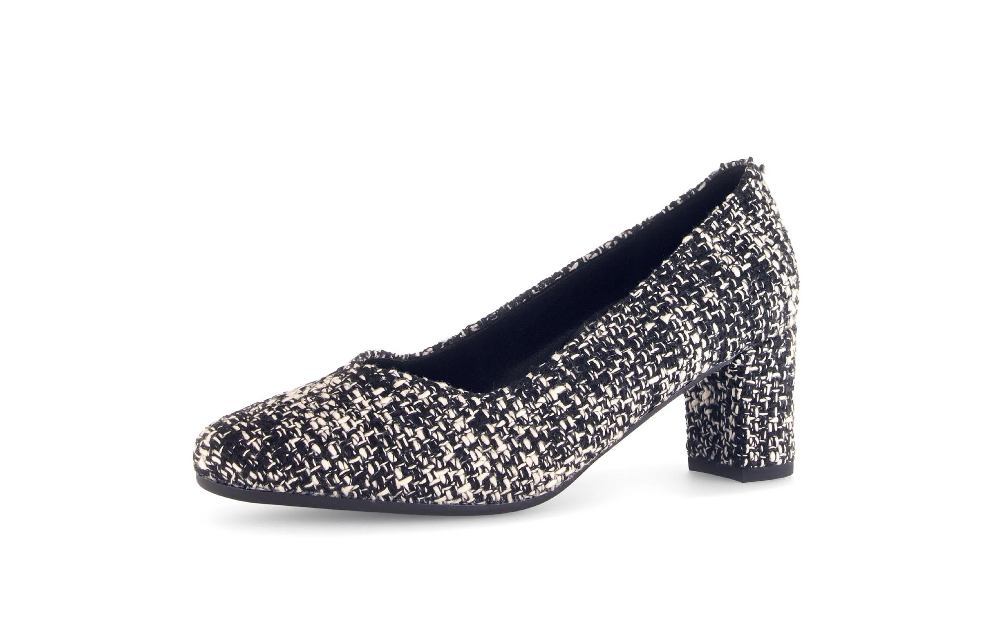 Escarpins noirs en textile - Image 6
