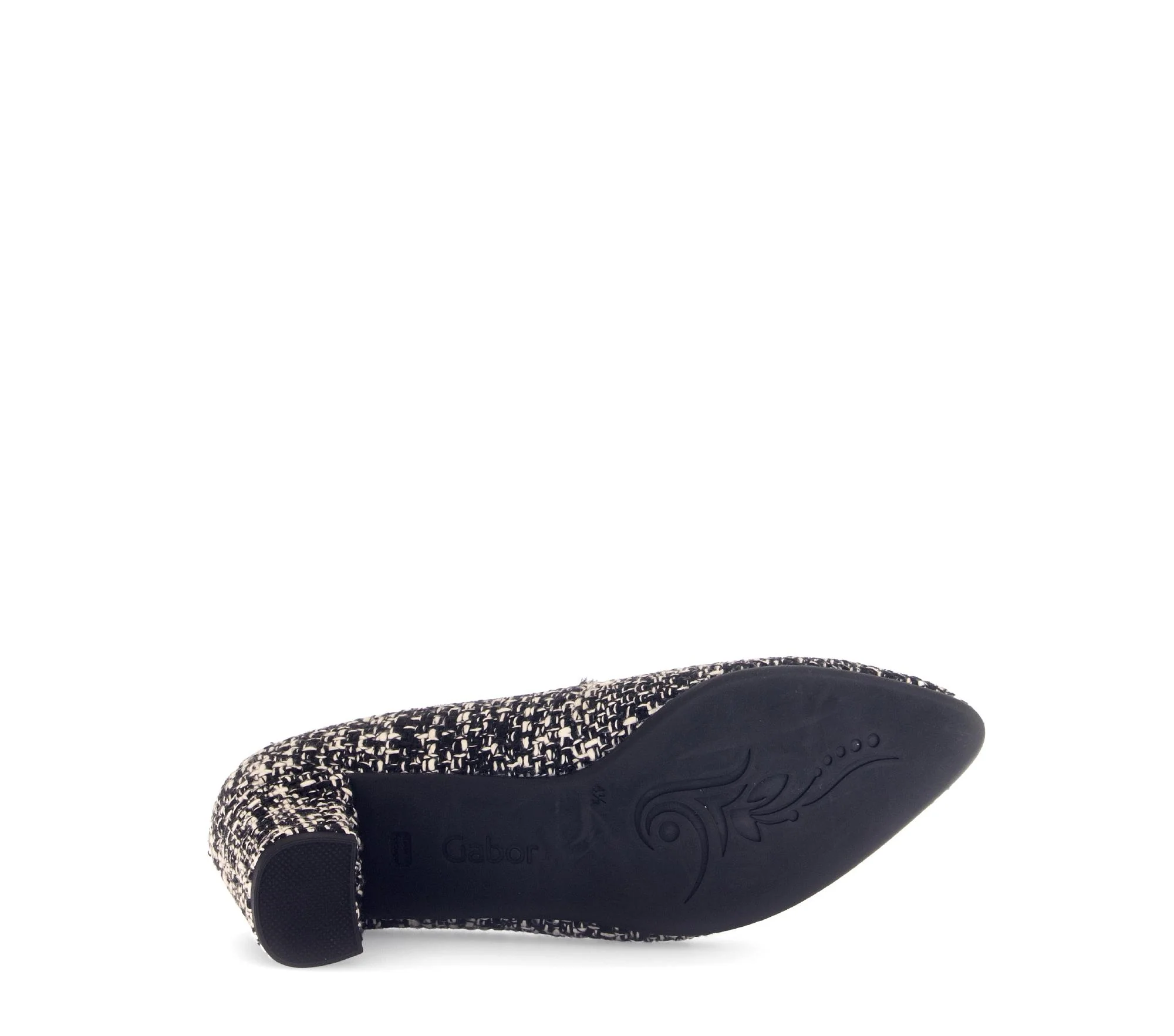 Escarpins noirs en textile - Image 7