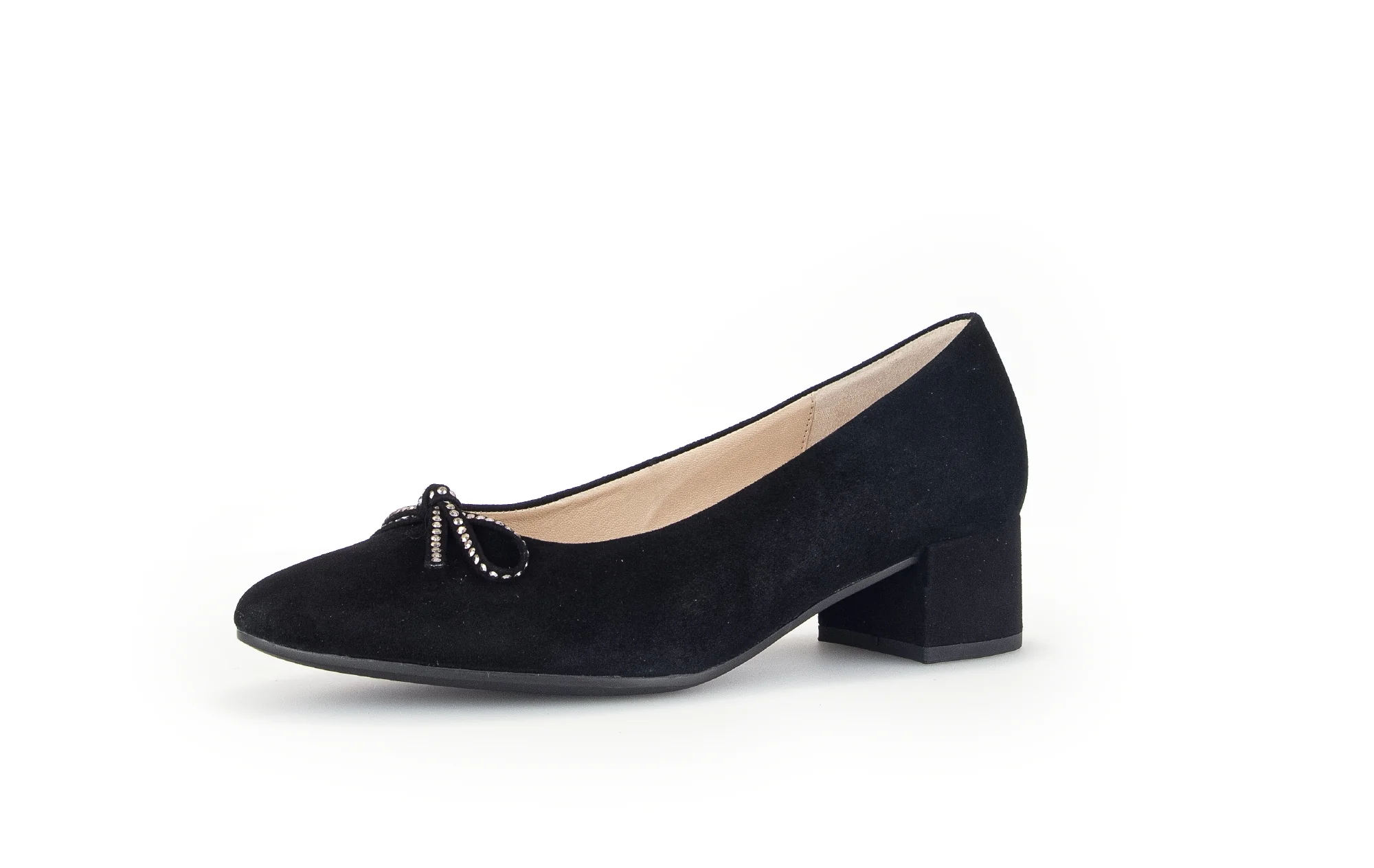 Escarpins noirs en velours - Image 3