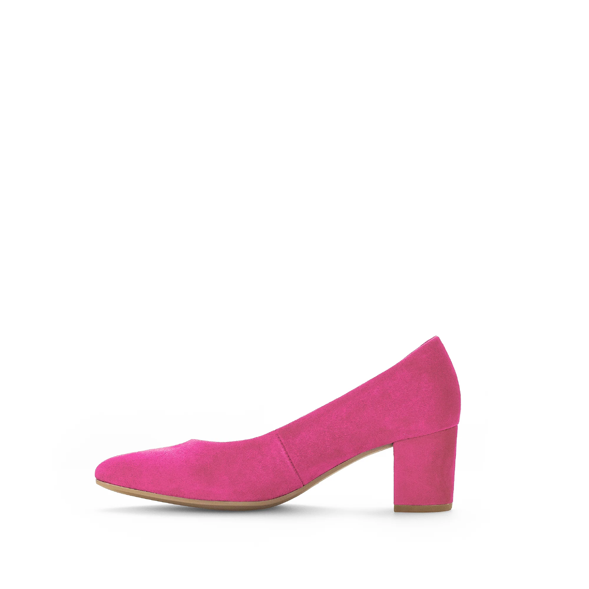 Escarpins pinks en cuir velours - Image 2