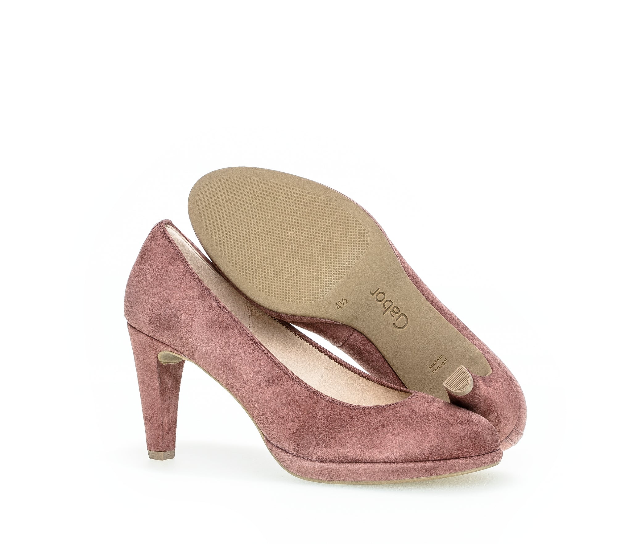 Escarpins roses en daim - Image 3
