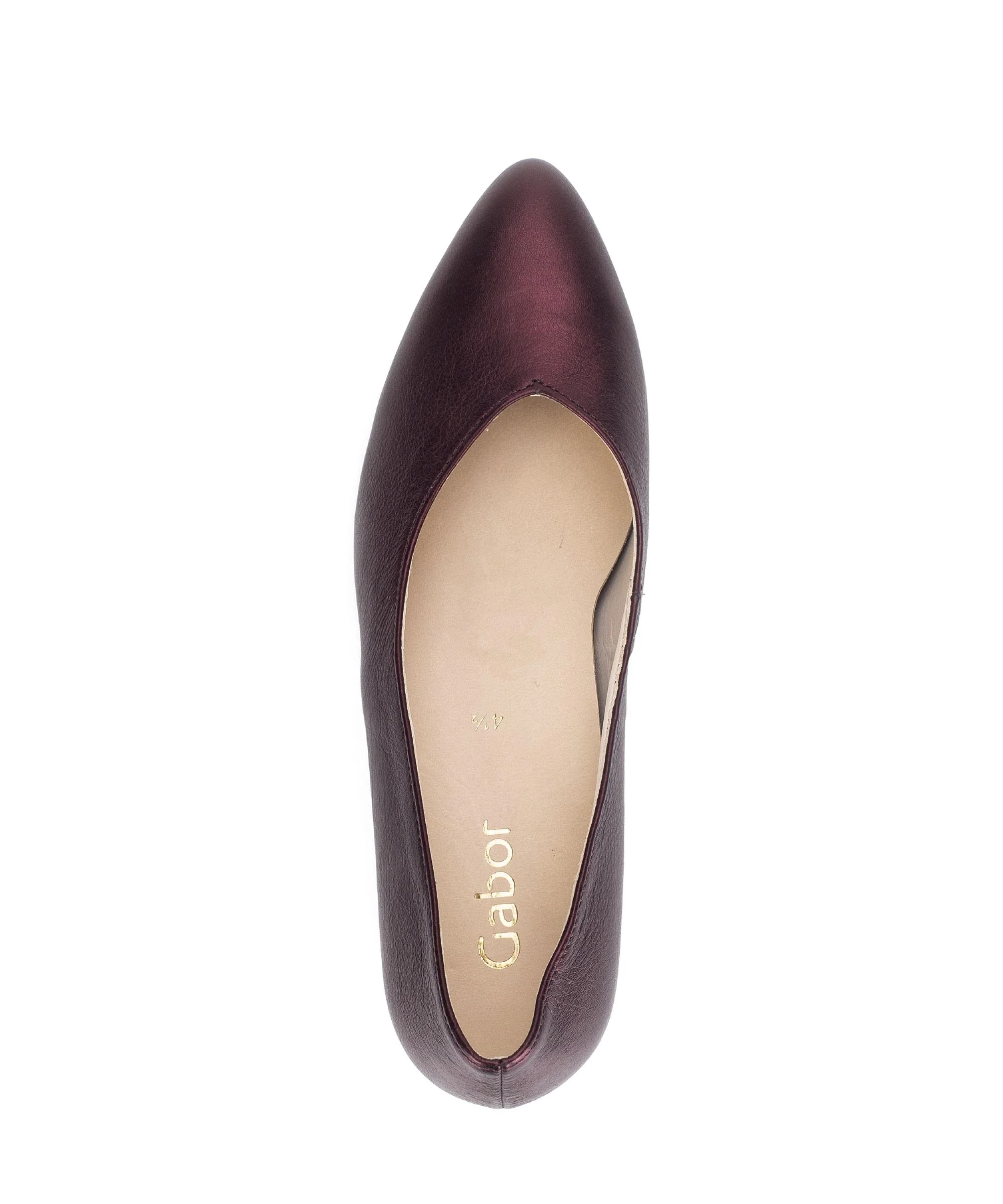 Escarpins rouges en cuir lisse - Image 3