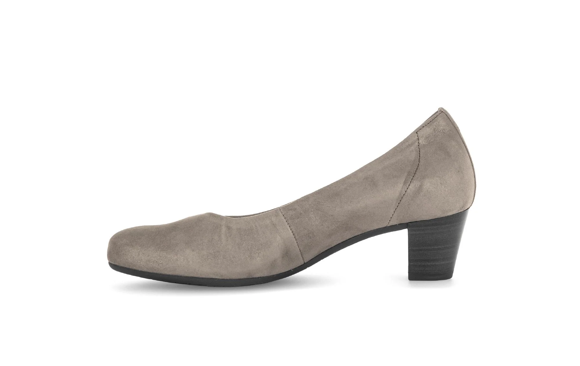 Escarpins taupe en cuir - Image 2