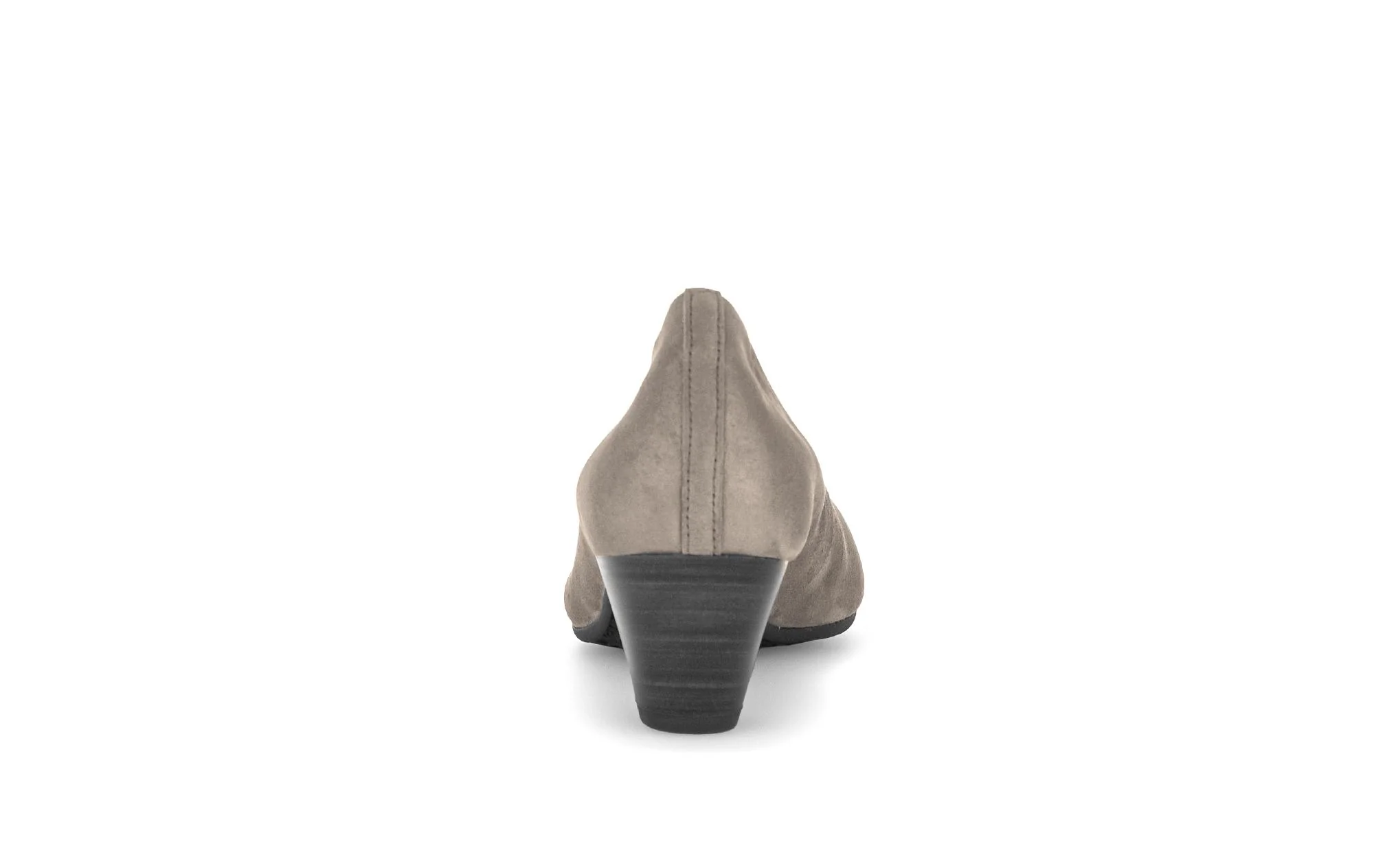 Escarpins taupe en cuir - Image 4