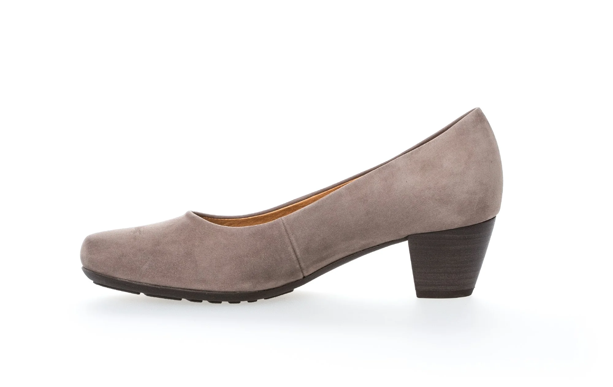 Escarpins taupe en cuir - Image 3
