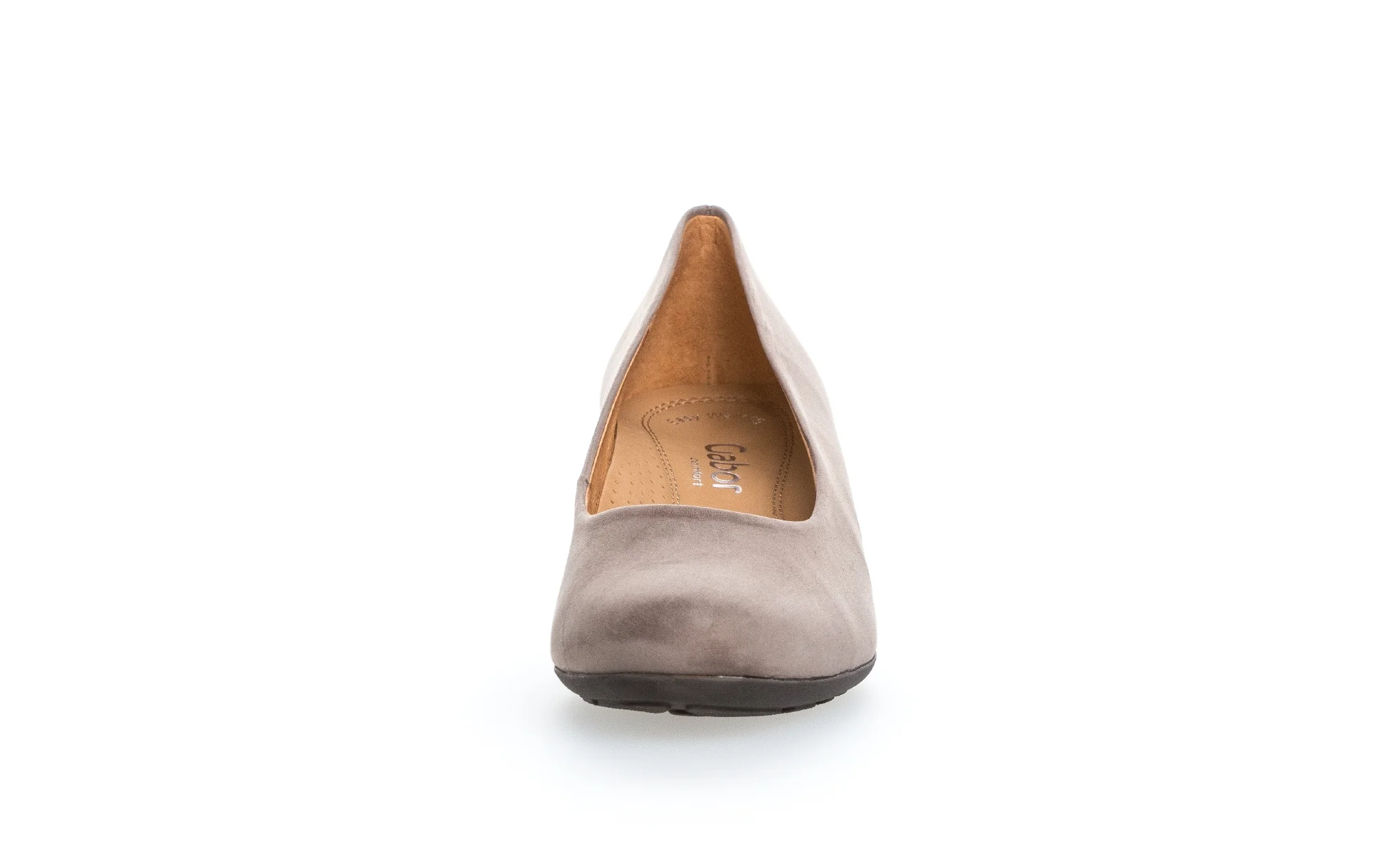 Escarpins taupe en cuir - Image 4