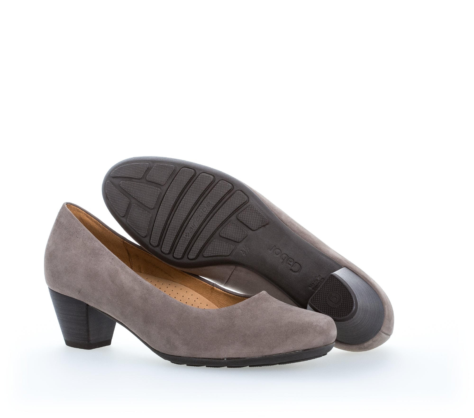 Escarpins taupe en cuir - Image 5