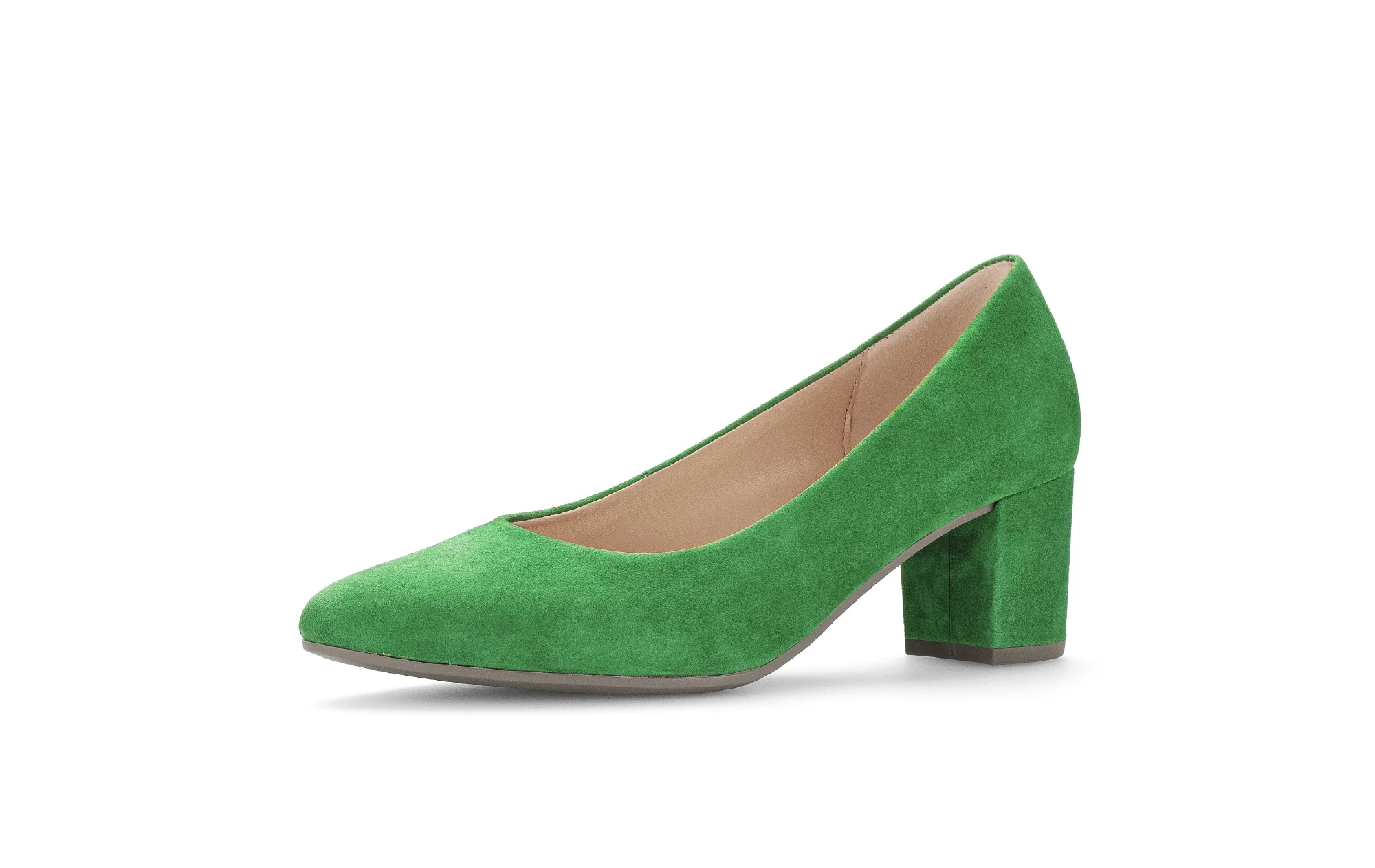 Escarpins verts en cuir velours - Image 3