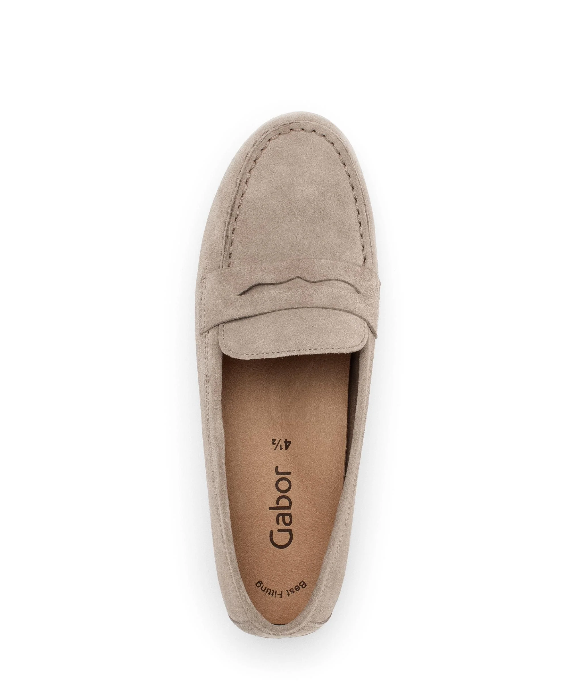 Mocassins beiges en nubuck - Image 3