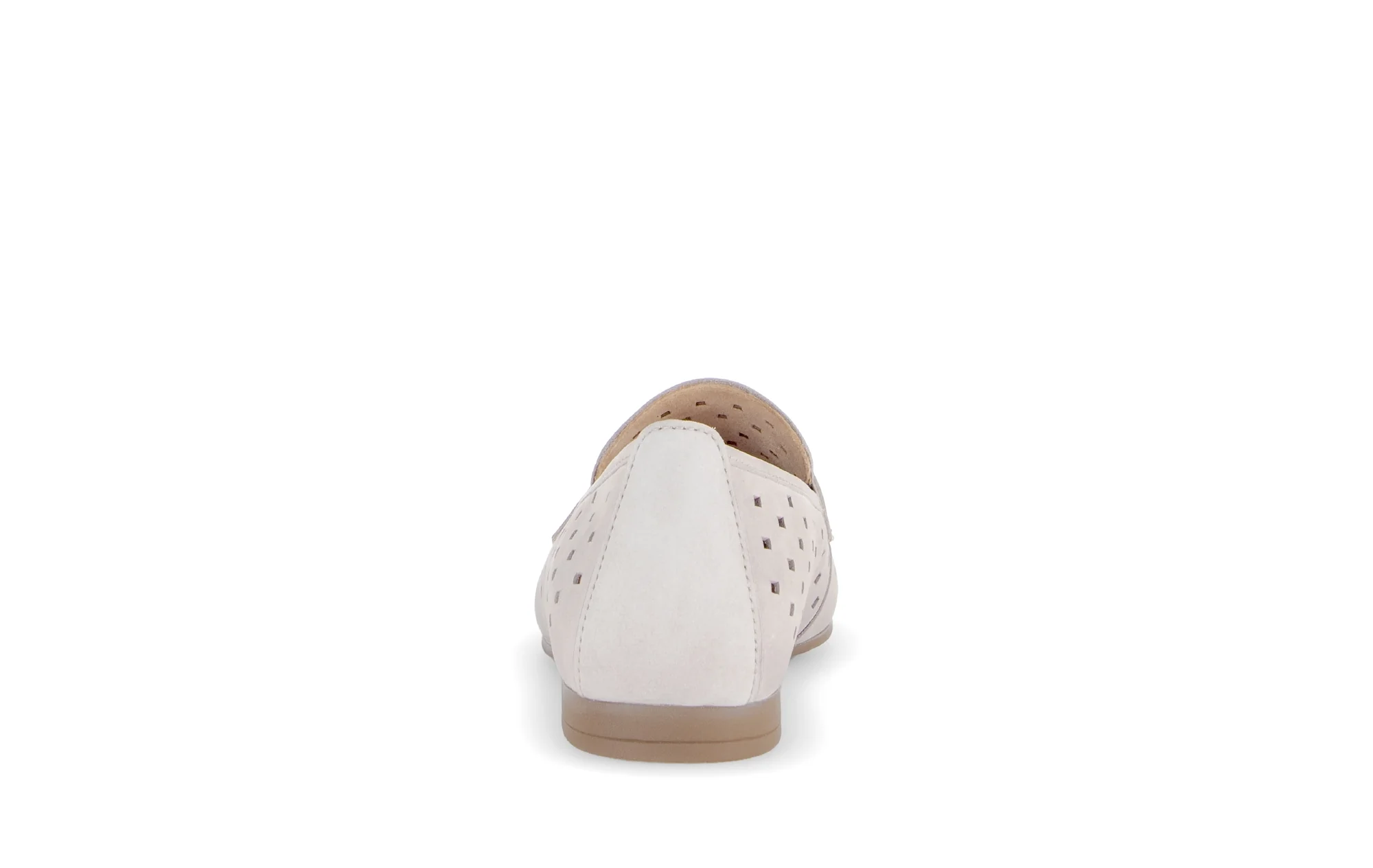 Mocassins beiges en cuir nubuck - Image 4