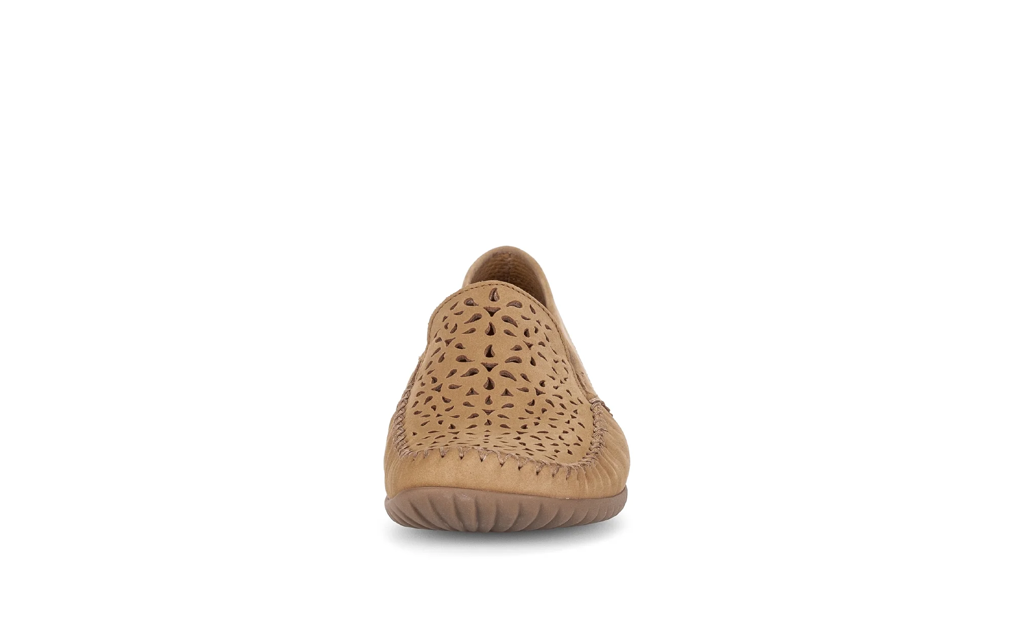 Mocassins beiges en cuir nubuck - Image 5