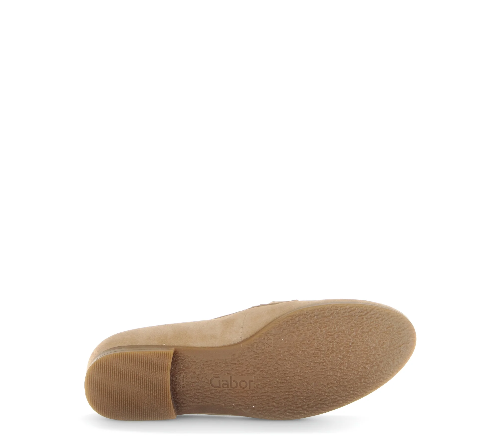 Mocassins beiges en cuir velours - Image 6