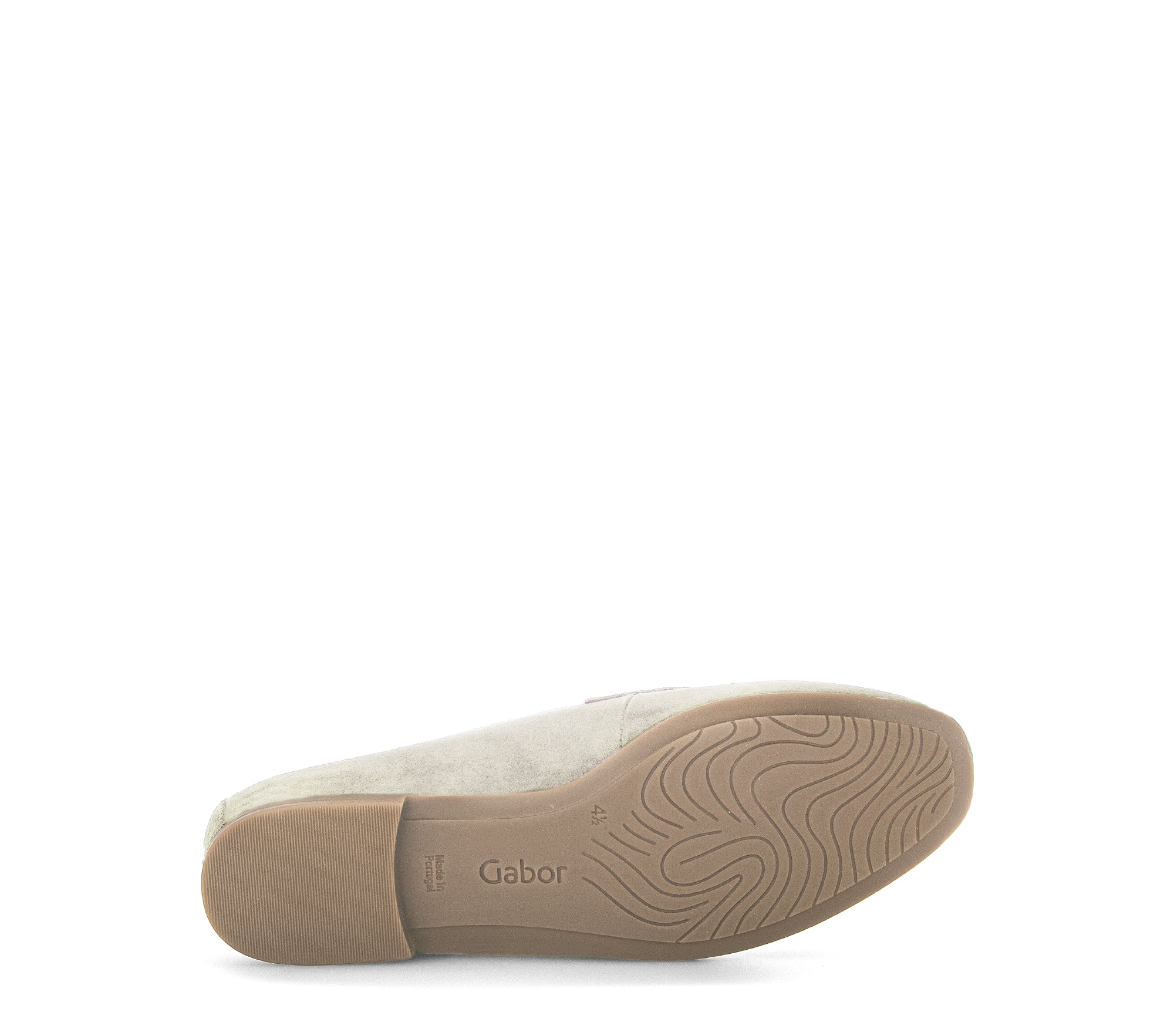 Mocassins beiges en cuir velours - Image 6