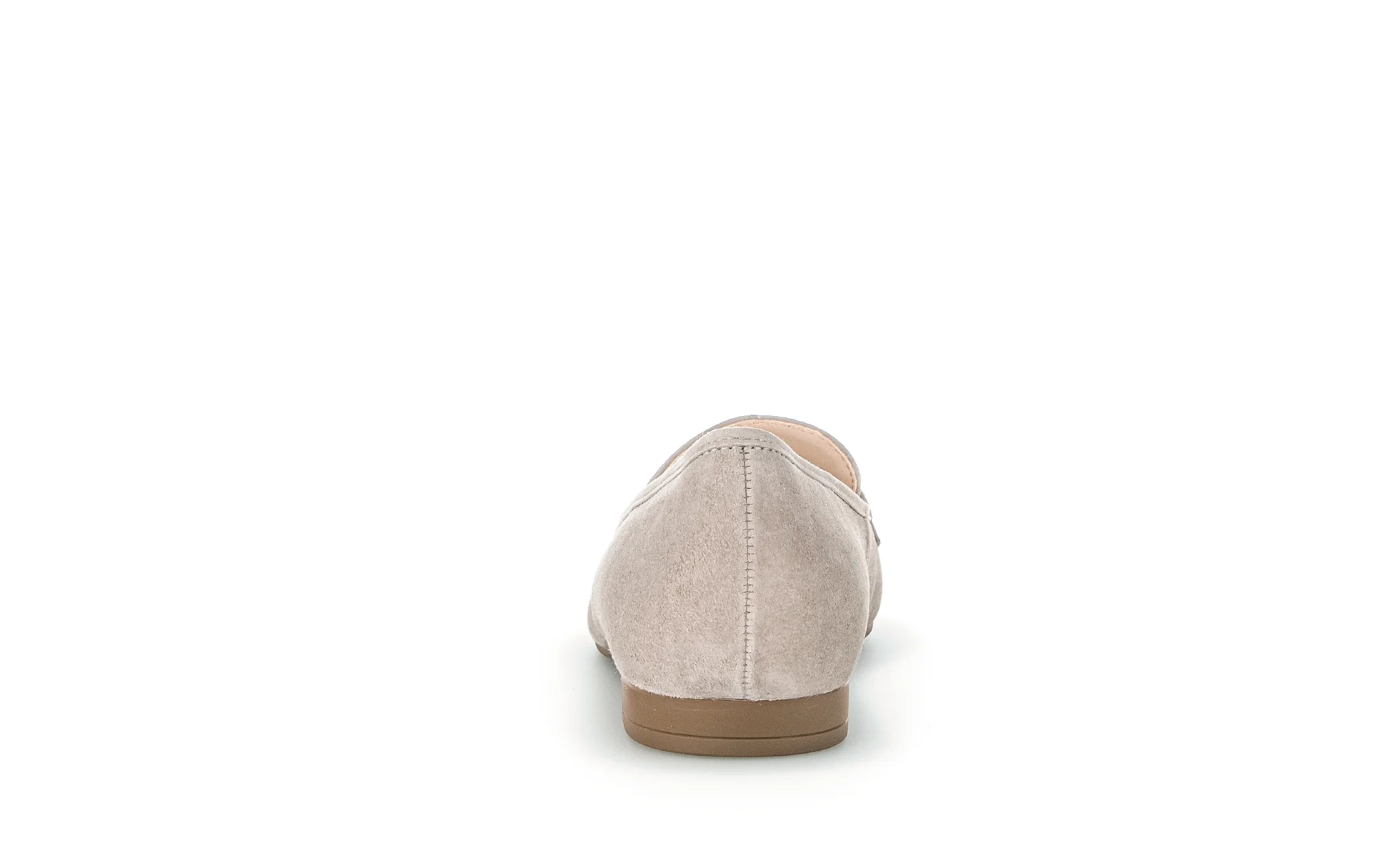 Mocassins beiges en suède - Image 4