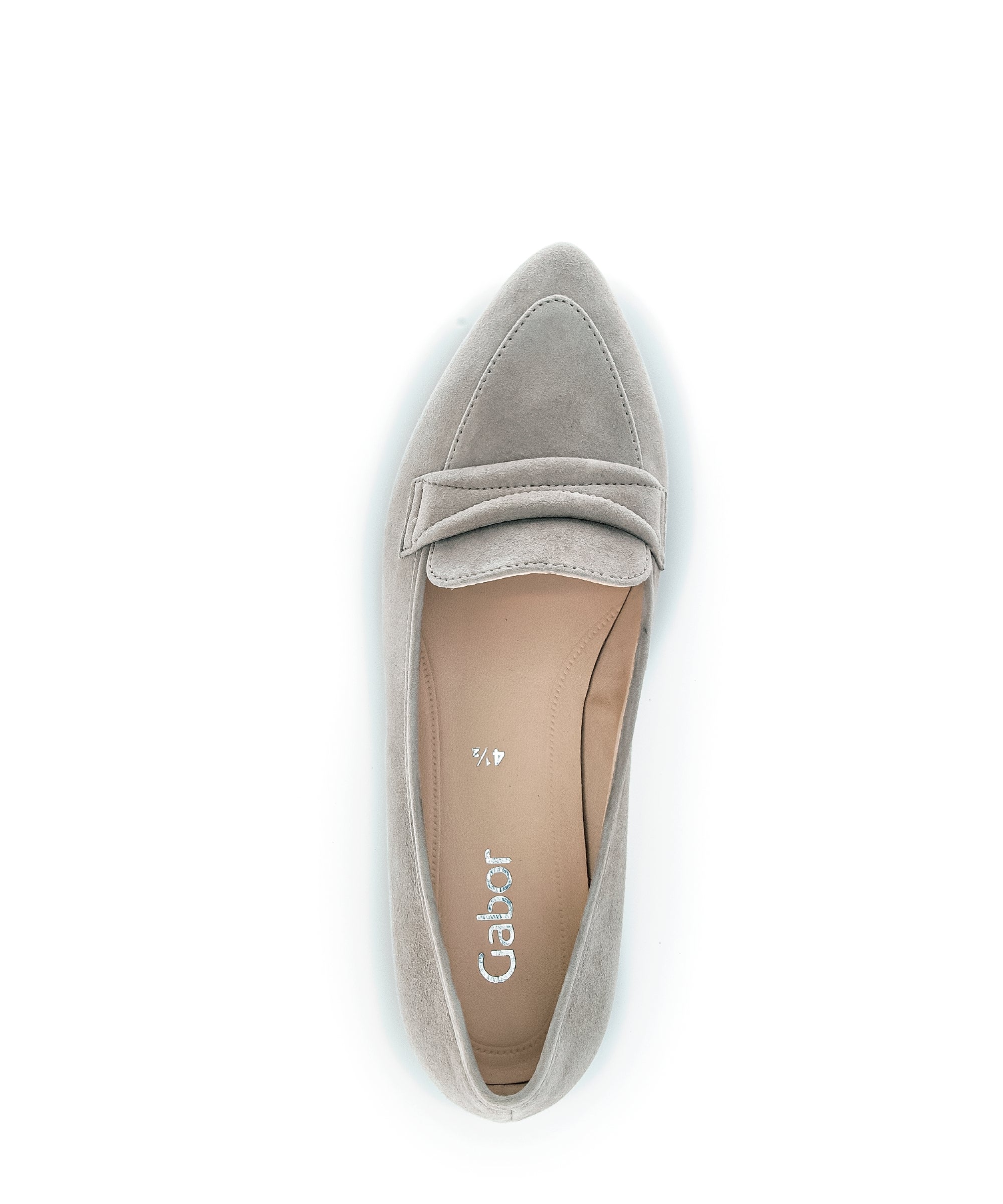 Mocassins beiges en suède - Image 6