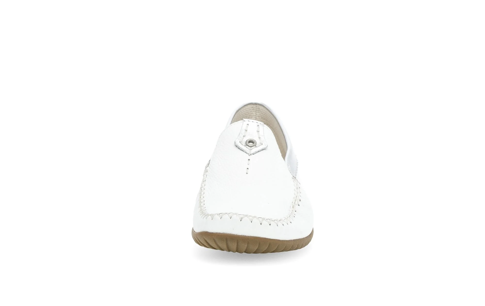 Mocassins blancs en cuir - Image 5